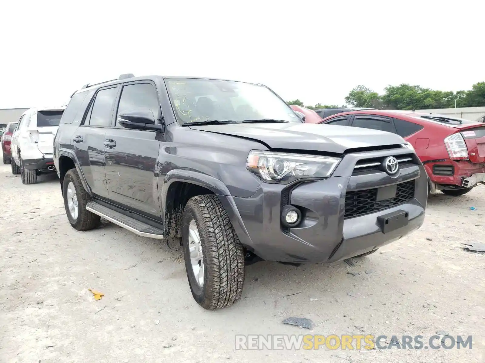 1 Photograph of a damaged car JTENU5JR5M5867418 TOYOTA 4RUNNER 2021