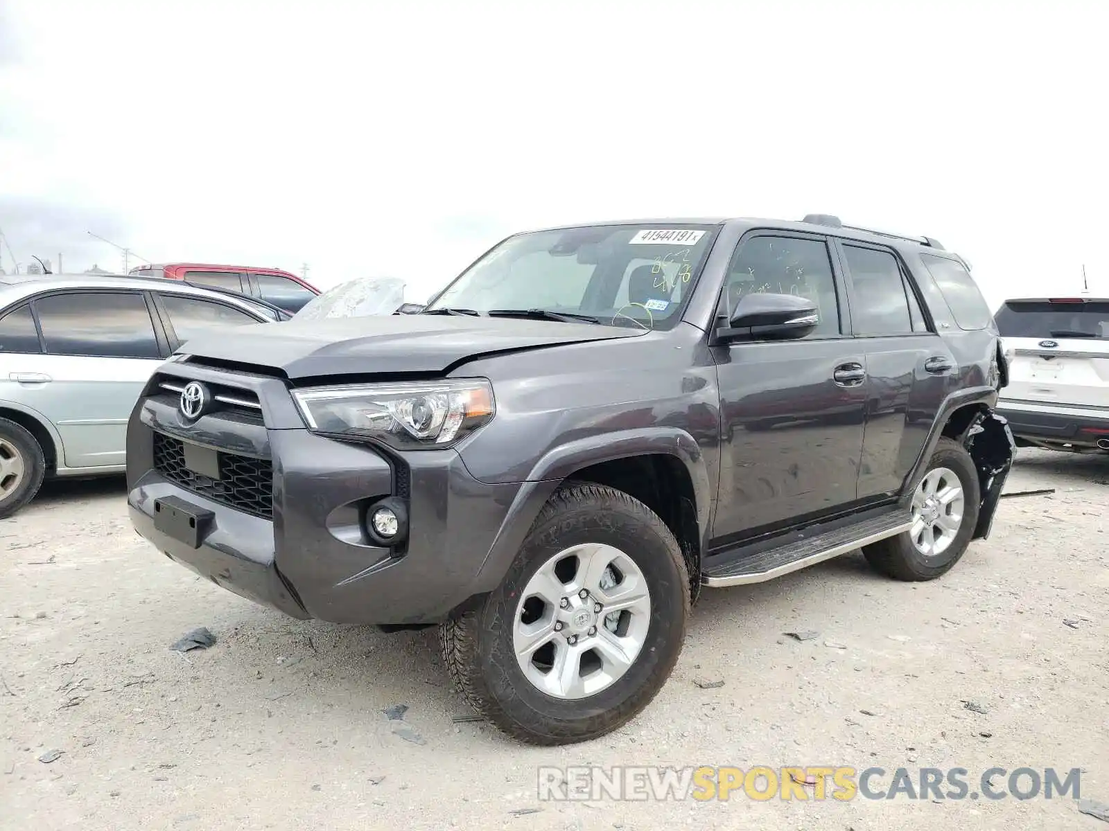 2 Photograph of a damaged car JTENU5JR5M5867418 TOYOTA 4RUNNER 2021