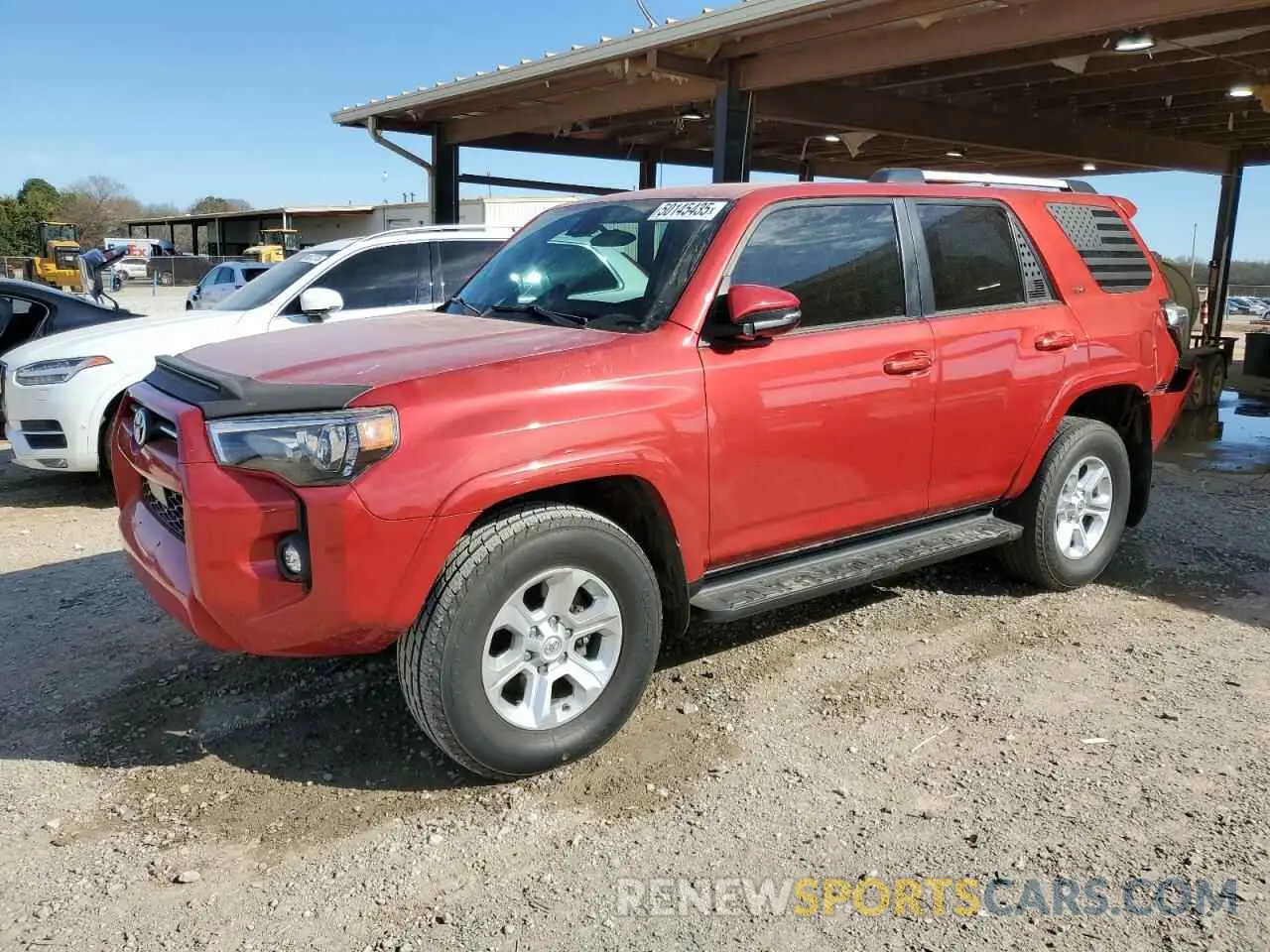 1 Photograph of a damaged car JTENU5JR5M5903821 TOYOTA 4RUNNER 2021