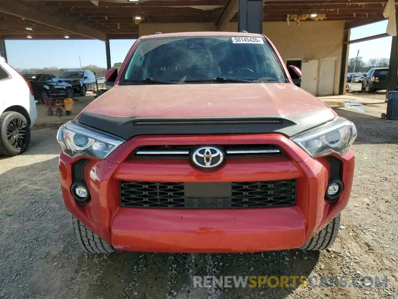 5 Photograph of a damaged car JTENU5JR5M5903821 TOYOTA 4RUNNER 2021