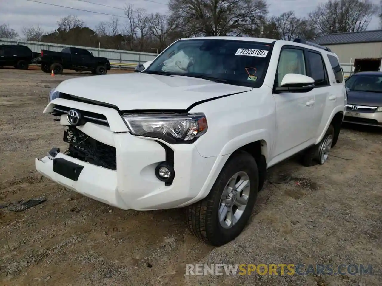 2 Photograph of a damaged car JTENU5JR5M5921087 TOYOTA 4RUNNER 2021