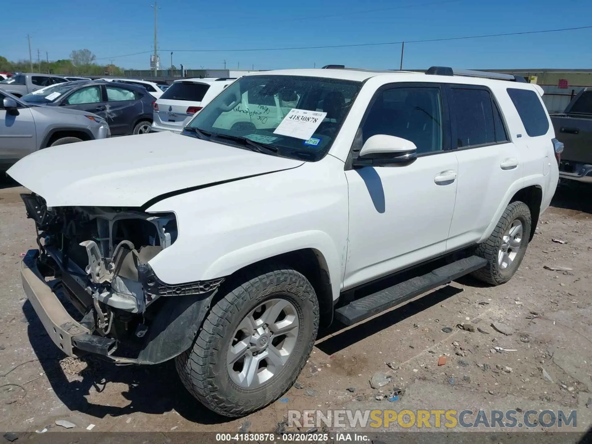 2 Photograph of a damaged car JTENU5JR5M5954431 TOYOTA 4RUNNER 2021