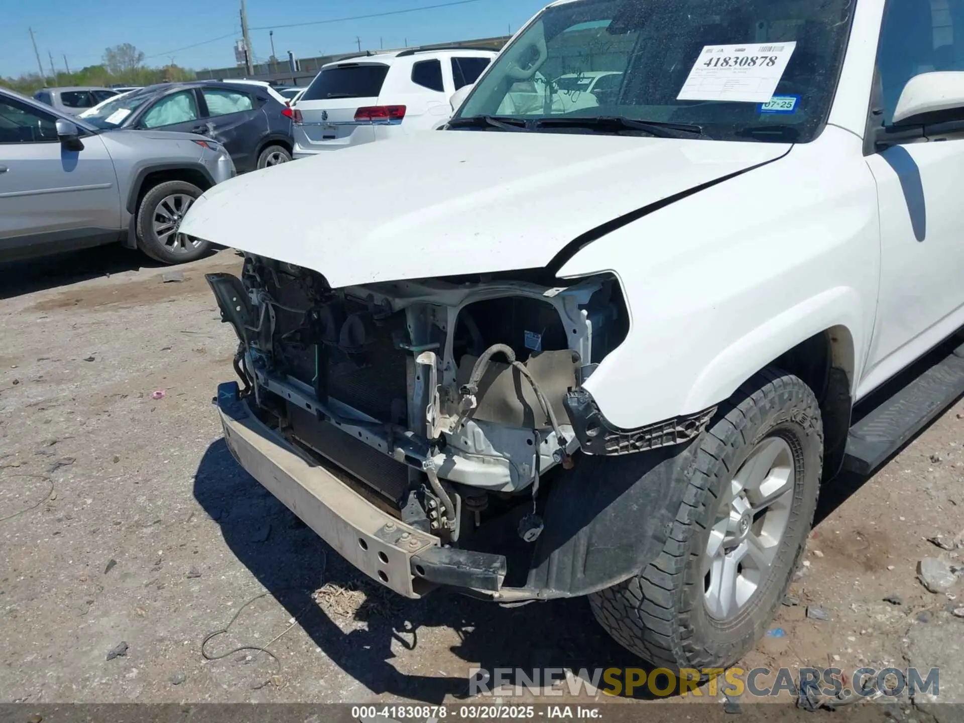 6 Photograph of a damaged car JTENU5JR5M5954431 TOYOTA 4RUNNER 2021