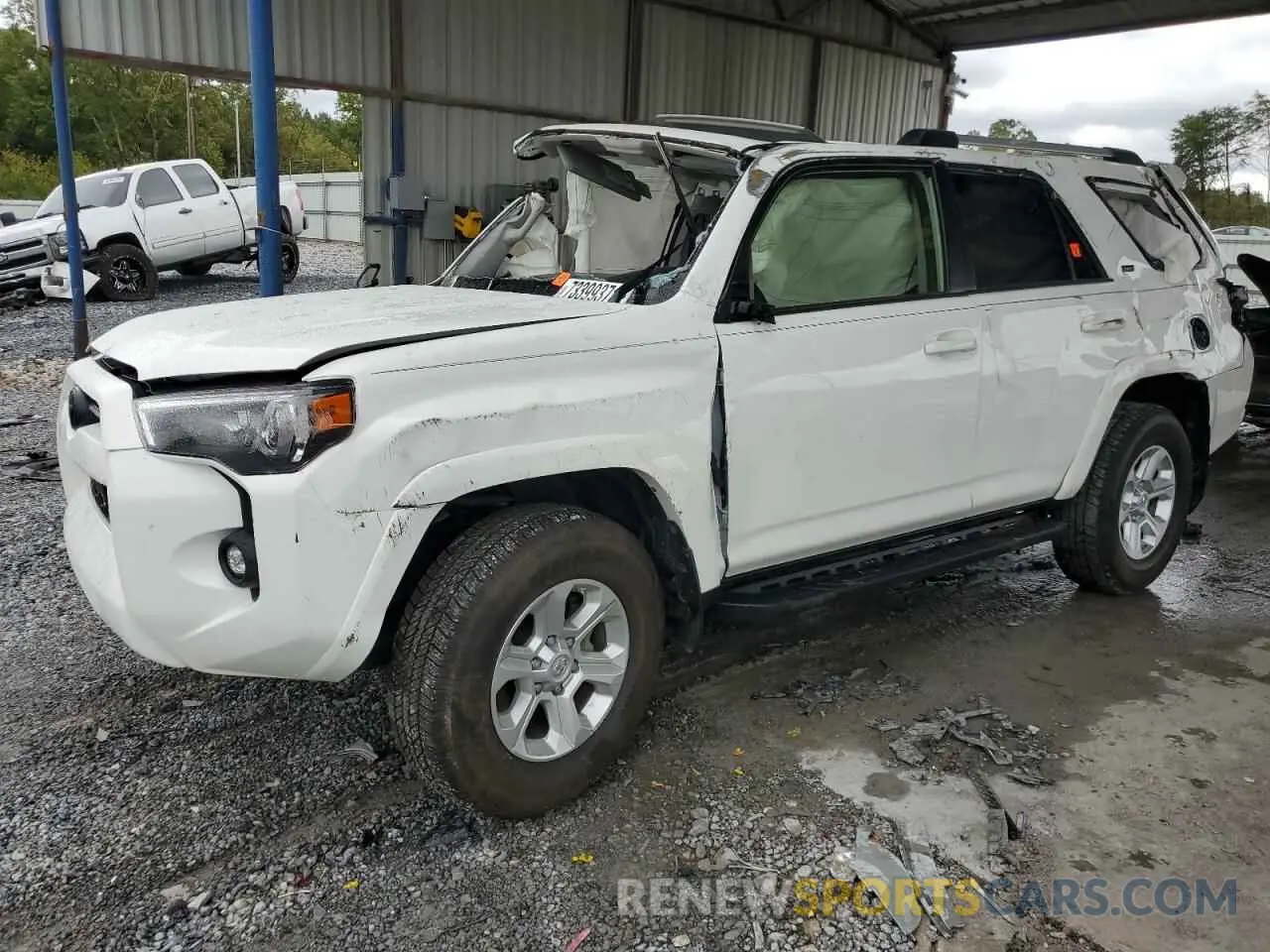 1 Photograph of a damaged car JTENU5JR6M5861045 TOYOTA 4RUNNER 2021