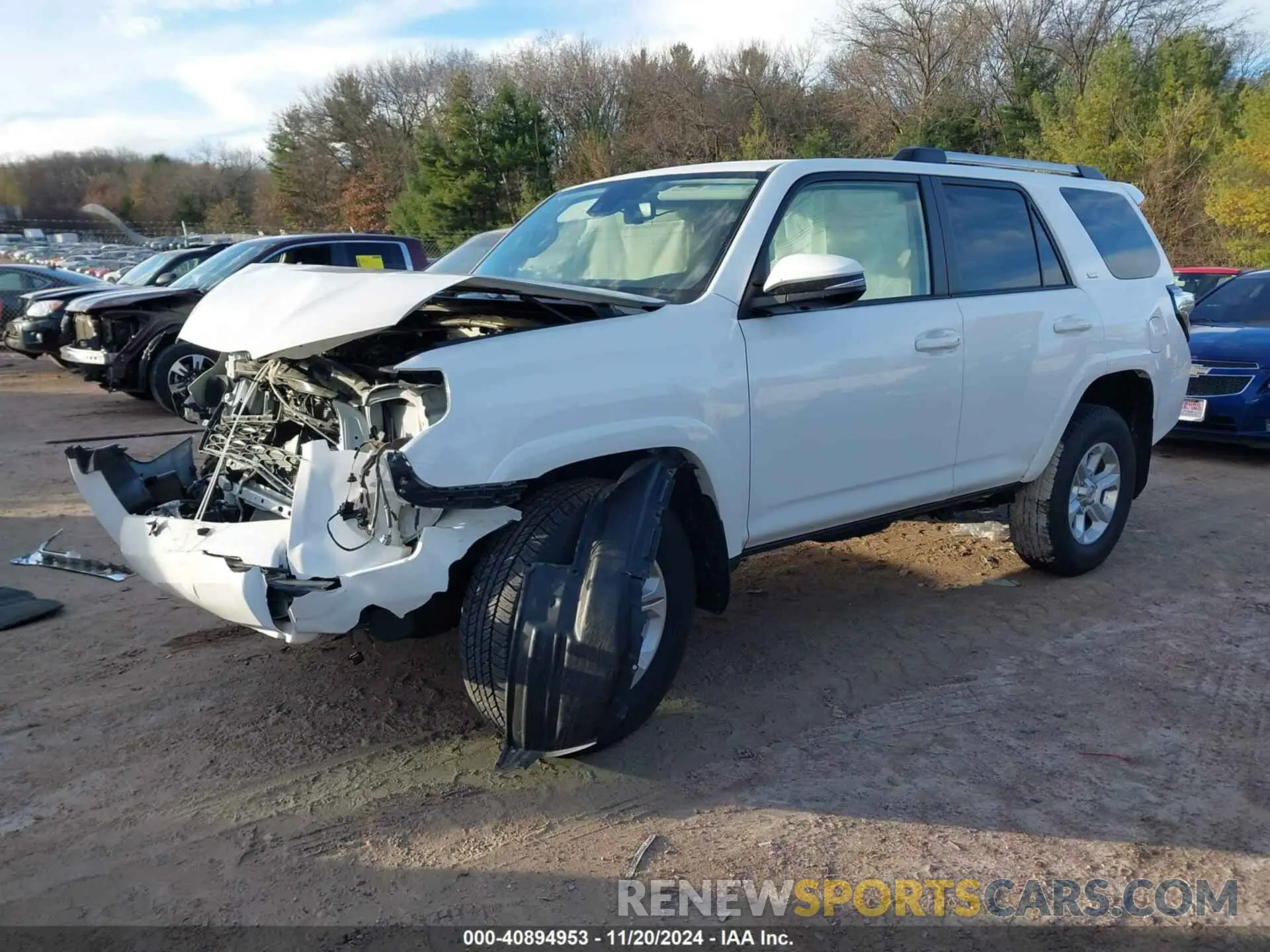 2 Photograph of a damaged car JTENU5JR6M5901494 TOYOTA 4RUNNER 2021