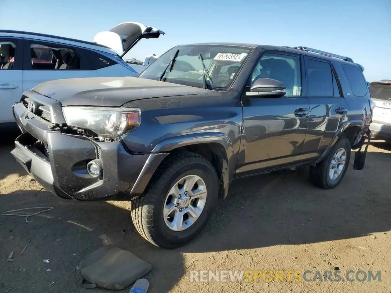 1 Photograph of a damaged car JTENU5JR6M5956415 TOYOTA 4RUNNER 2021