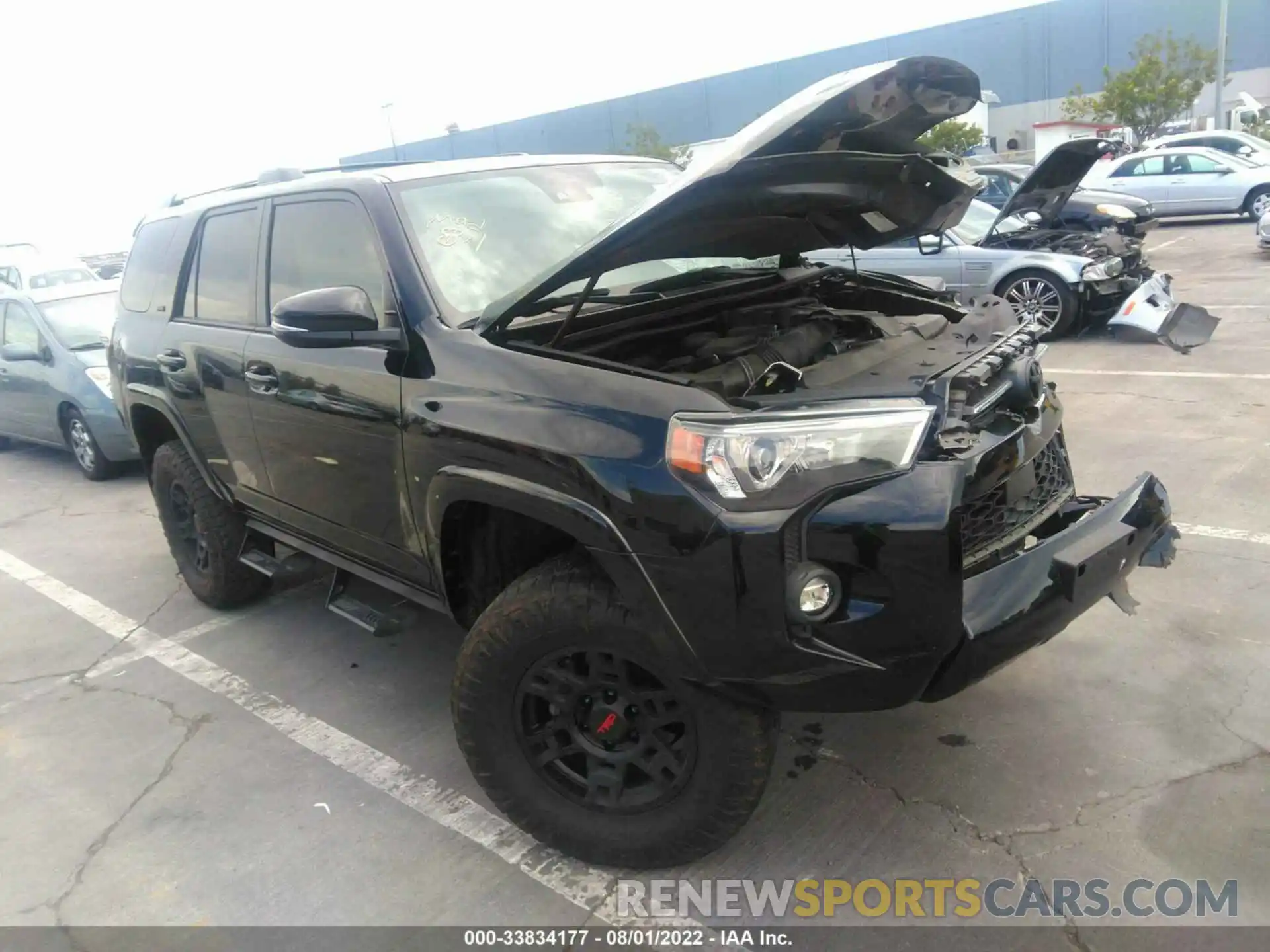 1 Photograph of a damaged car JTENU5JR7M5857098 TOYOTA 4RUNNER 2021