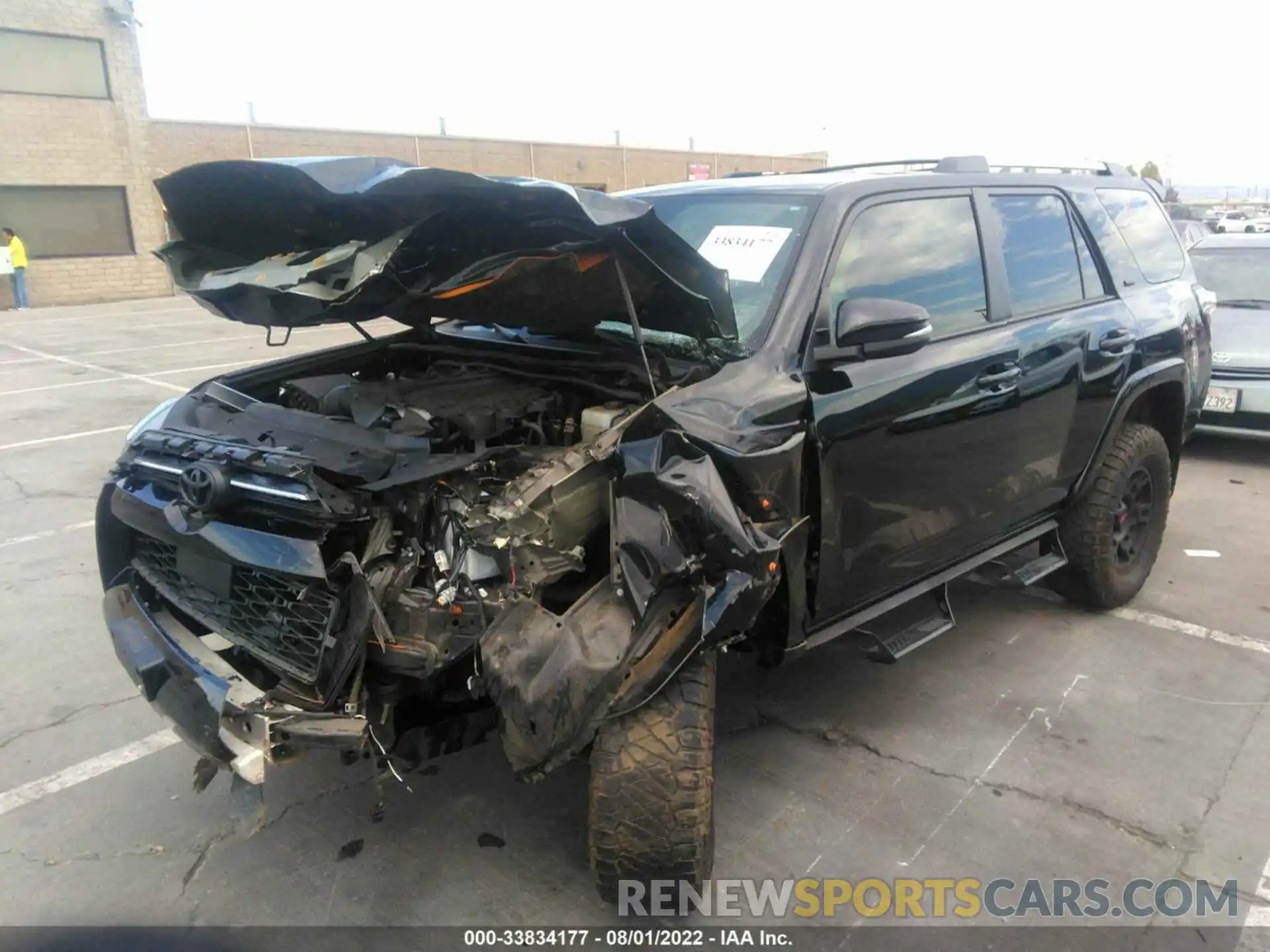 2 Photograph of a damaged car JTENU5JR7M5857098 TOYOTA 4RUNNER 2021