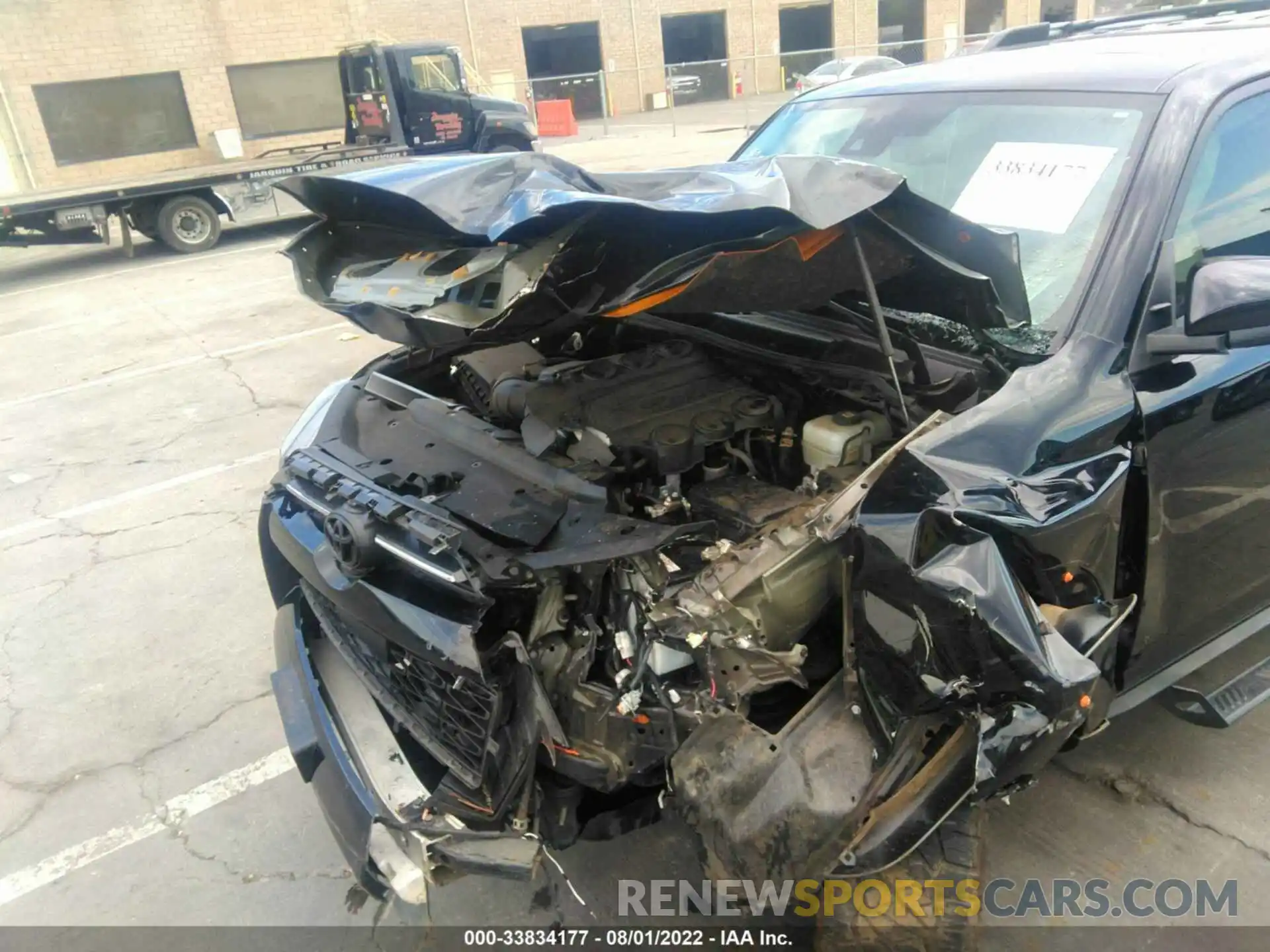 6 Photograph of a damaged car JTENU5JR7M5857098 TOYOTA 4RUNNER 2021