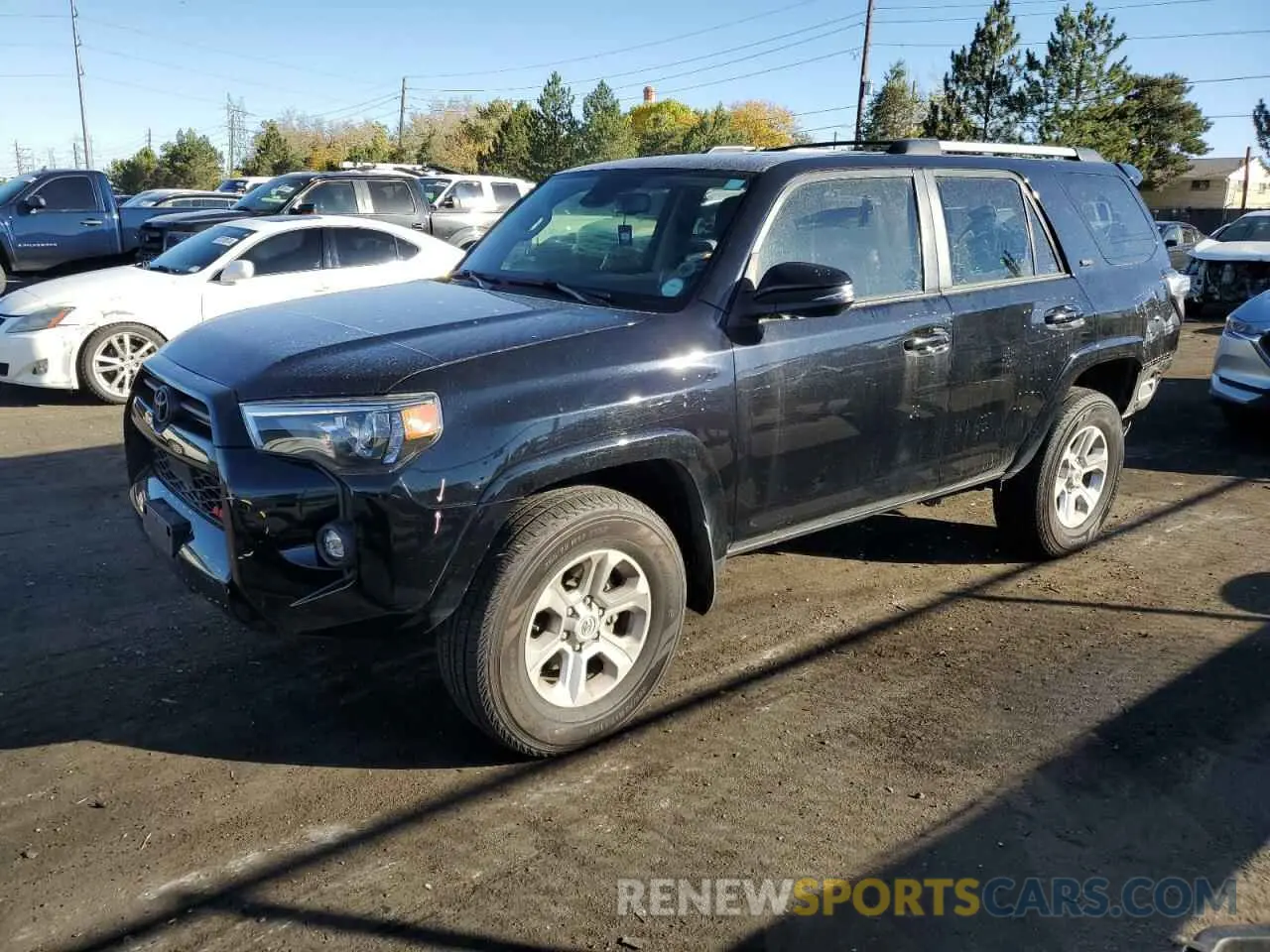1 Photograph of a damaged car JTENU5JR7M5861233 TOYOTA 4RUNNER 2021