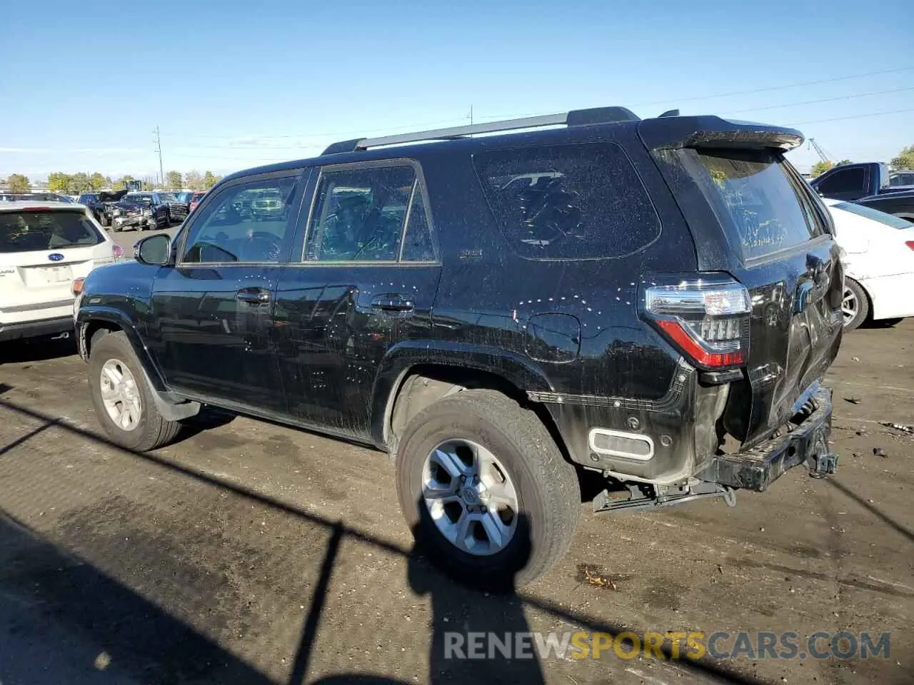 2 Photograph of a damaged car JTENU5JR7M5861233 TOYOTA 4RUNNER 2021
