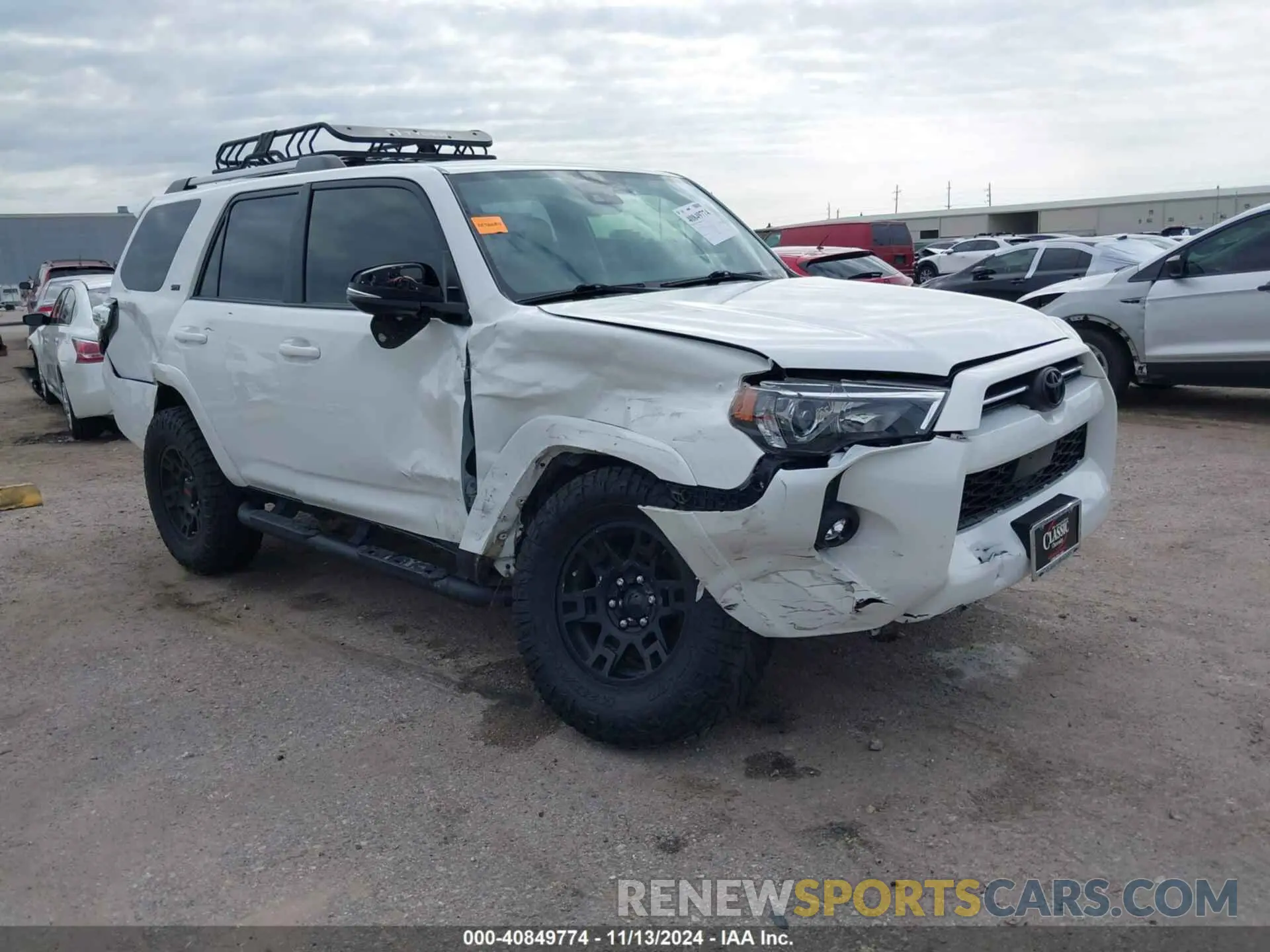 1 Photograph of a damaged car JTENU5JR7M5877853 TOYOTA 4RUNNER 2021