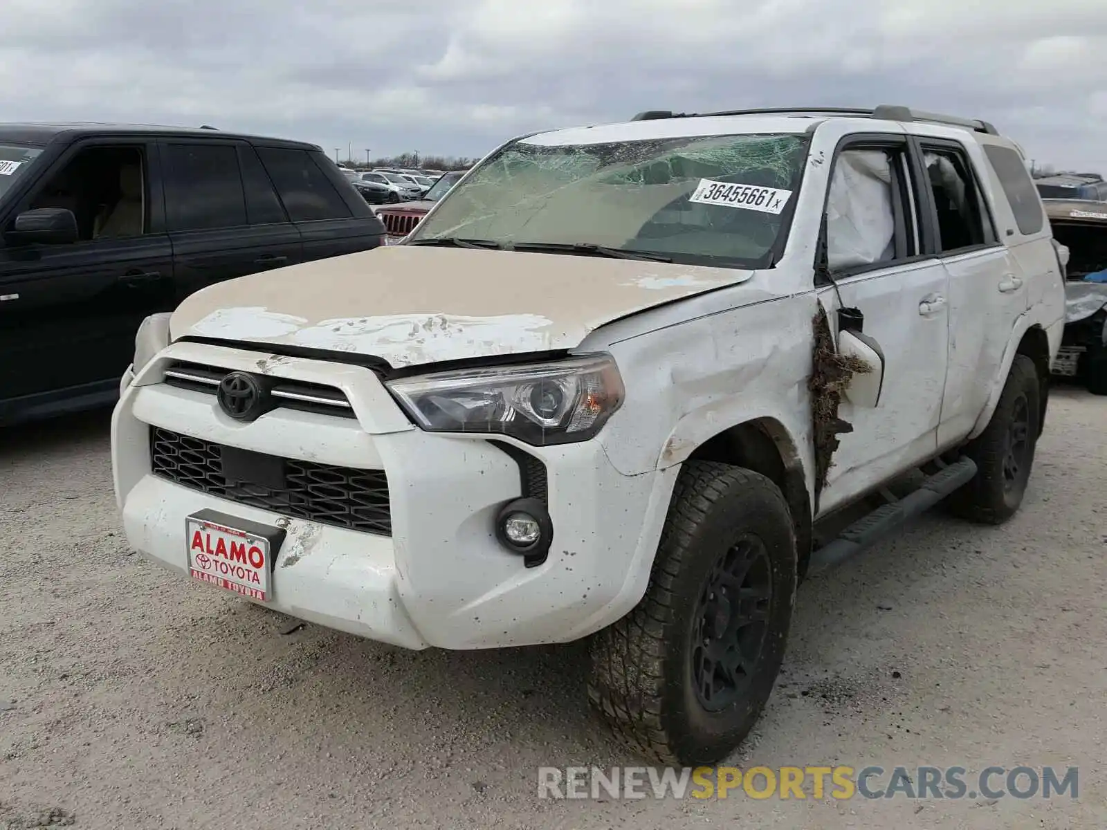 2 Photograph of a damaged car JTENU5JR7M5888657 TOYOTA 4RUNNER 2021