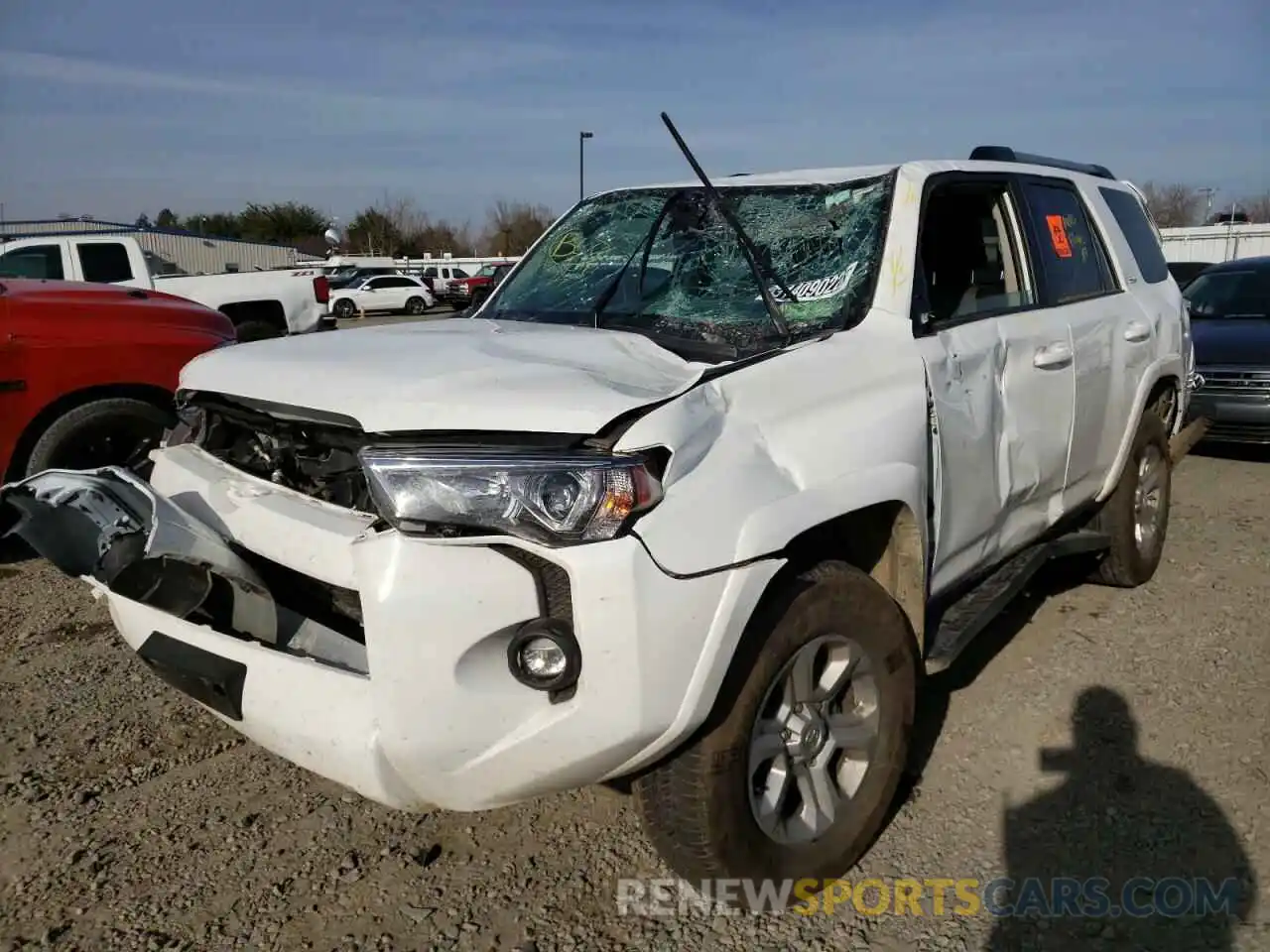 2 Photograph of a damaged car JTENU5JR7M5901472 TOYOTA 4RUNNER 2021