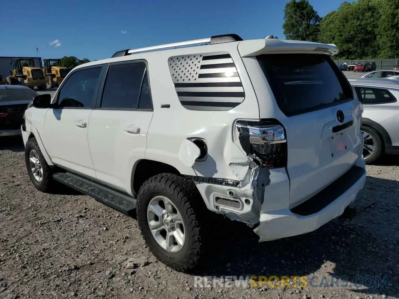 2 Photograph of a damaged car JTENU5JR8M5936098 TOYOTA 4RUNNER 2021