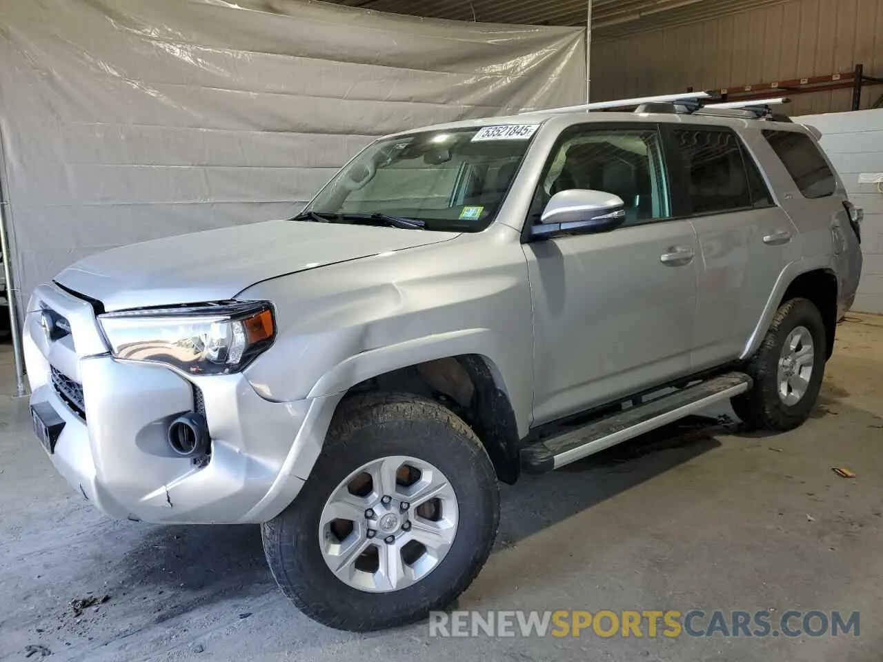 1 Photograph of a damaged car JTENU5JR9M5838293 TOYOTA 4RUNNER 2021