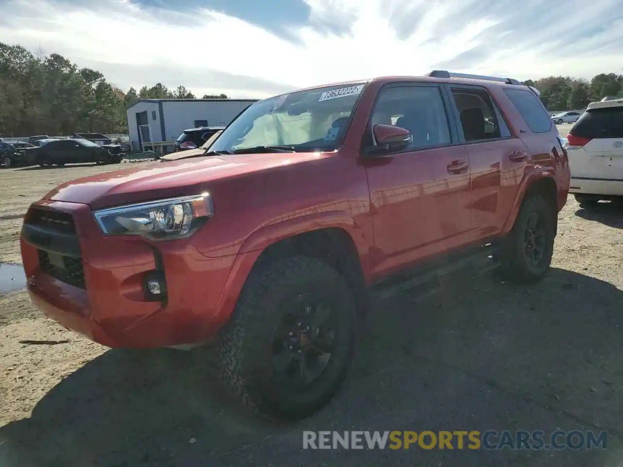 1 Photograph of a damaged car JTENU5JR9M5865462 TOYOTA 4RUNNER 2021