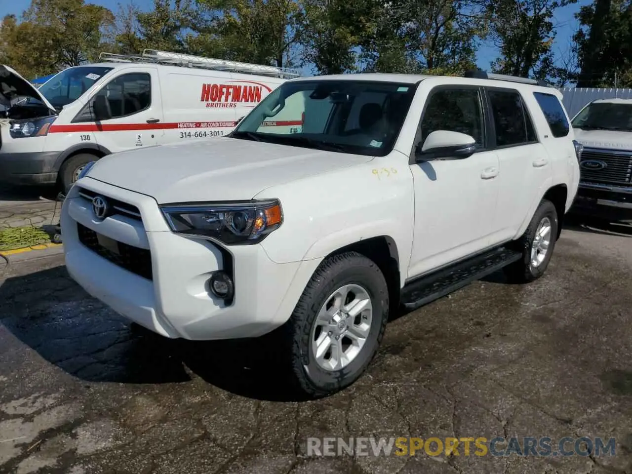 1 Photograph of a damaged car JTENU5JR9M5930861 TOYOTA 4RUNNER 2021