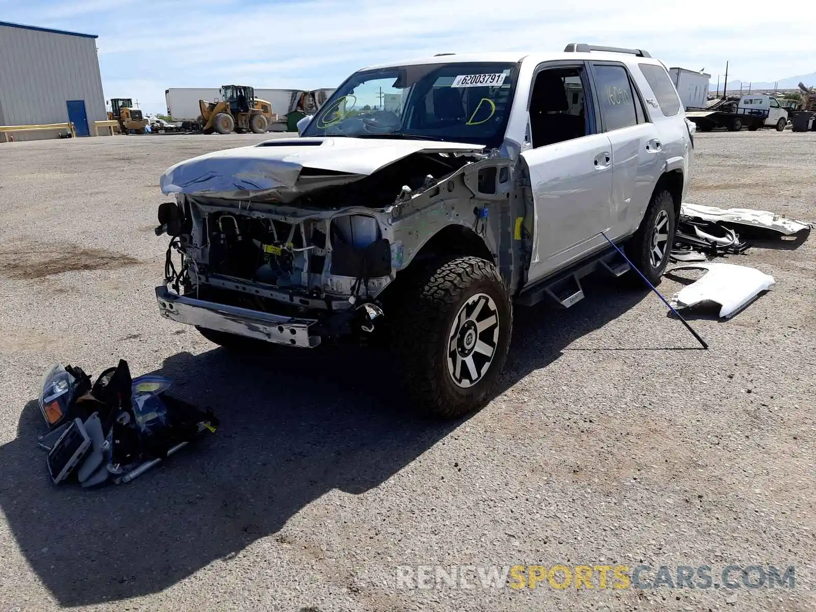 2 Photograph of a damaged car JTEPU5JR0M5847408 TOYOTA 4RUNNER 2021