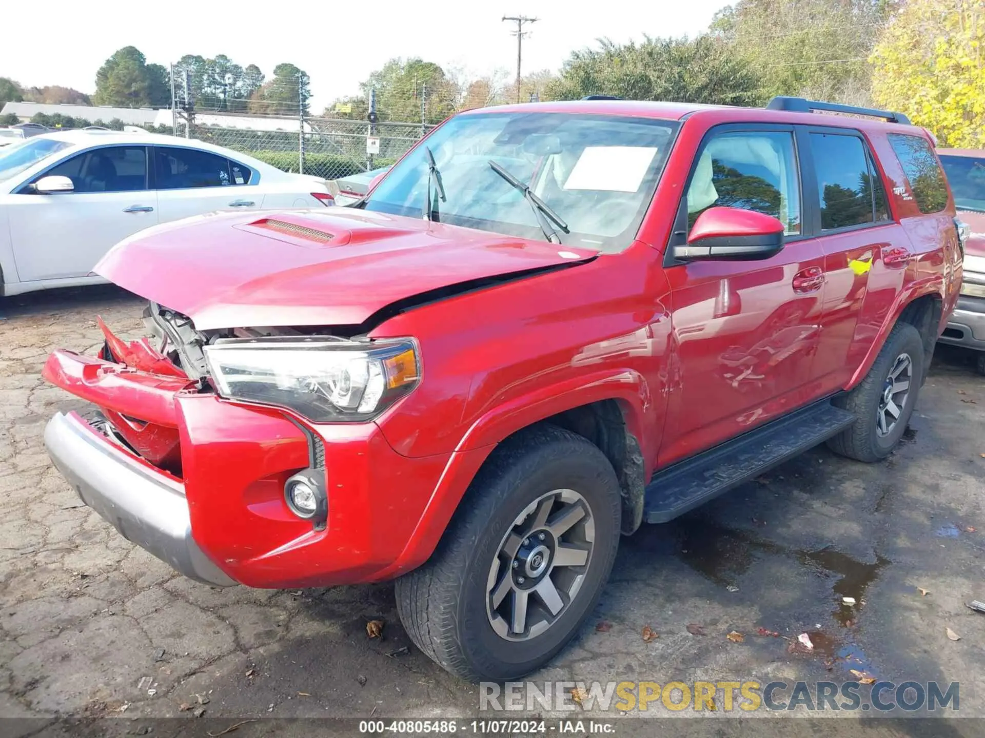 2 Photograph of a damaged car JTEPU5JR0M5929414 TOYOTA 4RUNNER 2021