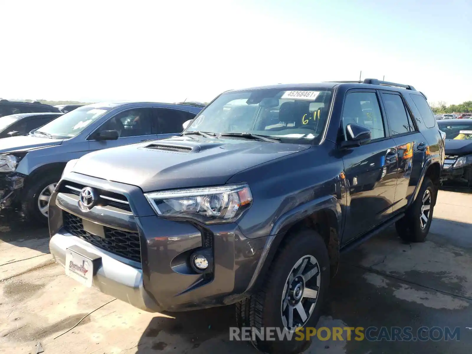 2 Photograph of a damaged car JTEPU5JR1M5925212 TOYOTA 4RUNNER 2021