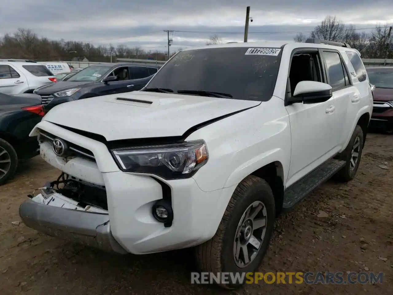 1 Photograph of a damaged car JTEPU5JR1M5935948 TOYOTA 4RUNNER 2021