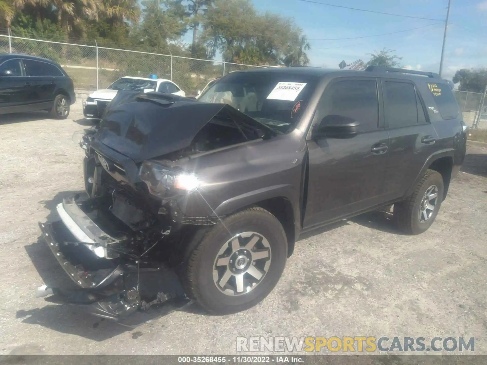 2 Photograph of a damaged car JTEPU5JR2M5931231 TOYOTA 4RUNNER 2021