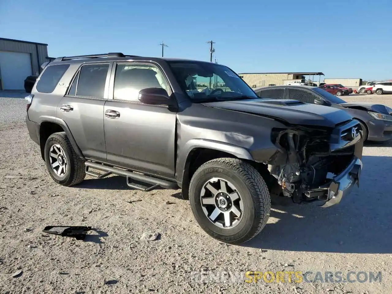 4 Photograph of a damaged car JTEPU5JR3M5851632 TOYOTA 4RUNNER 2021