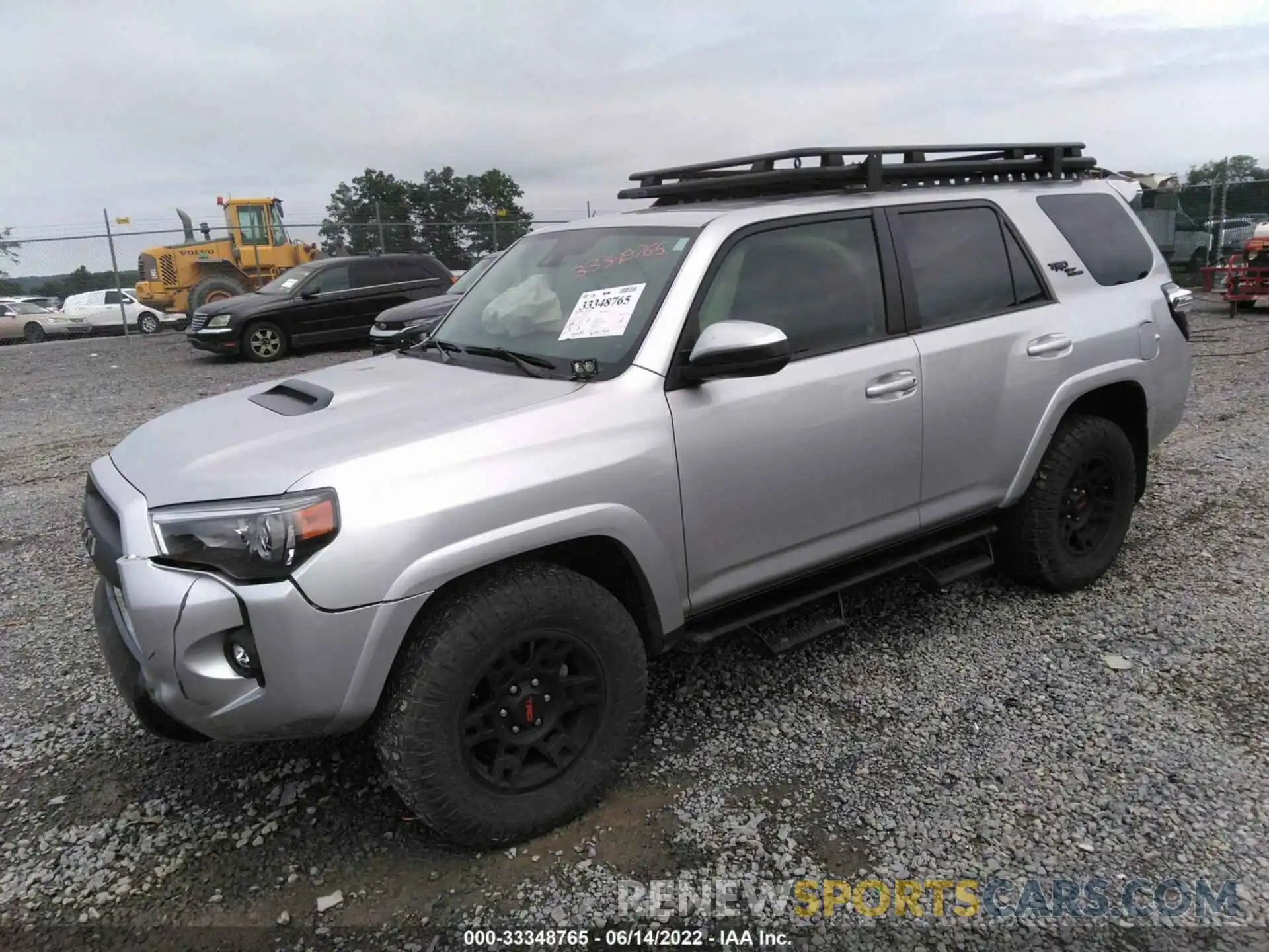 2 Photograph of a damaged car JTEPU5JR3M5876532 TOYOTA 4RUNNER 2021