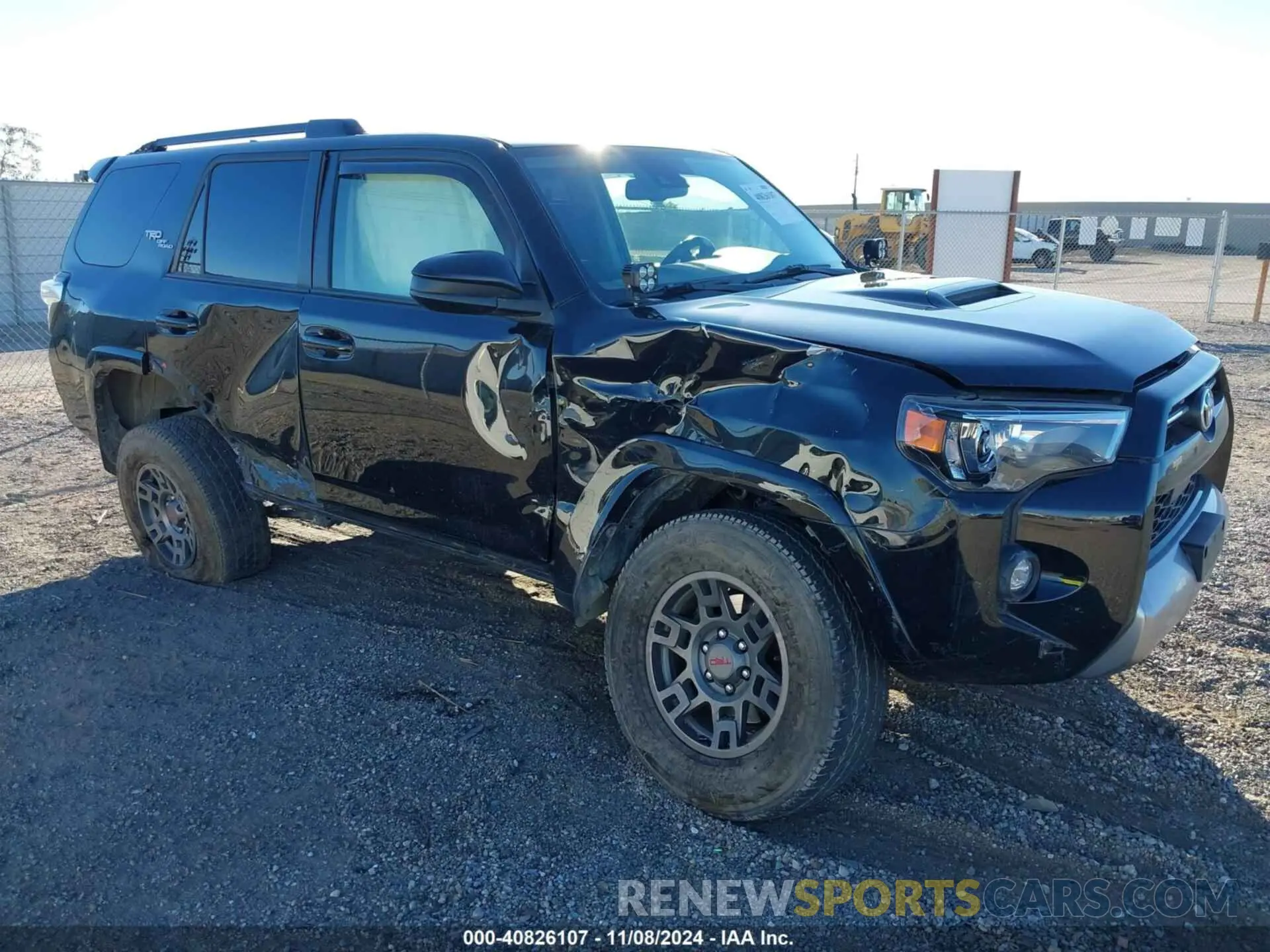1 Photograph of a damaged car JTEPU5JR3M5962312 TOYOTA 4RUNNER 2021