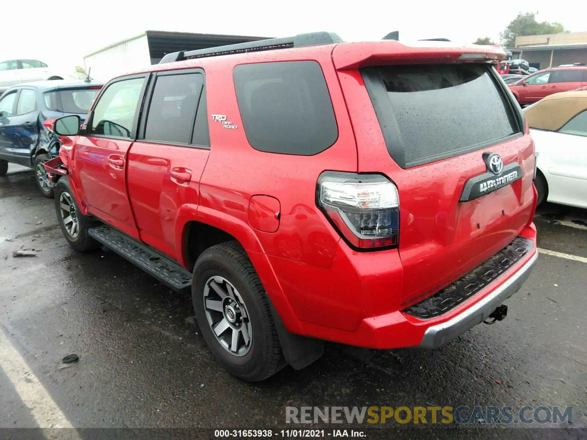 3 Photograph of a damaged car JTEPU5JR4M5905469 TOYOTA 4RUNNER 2021