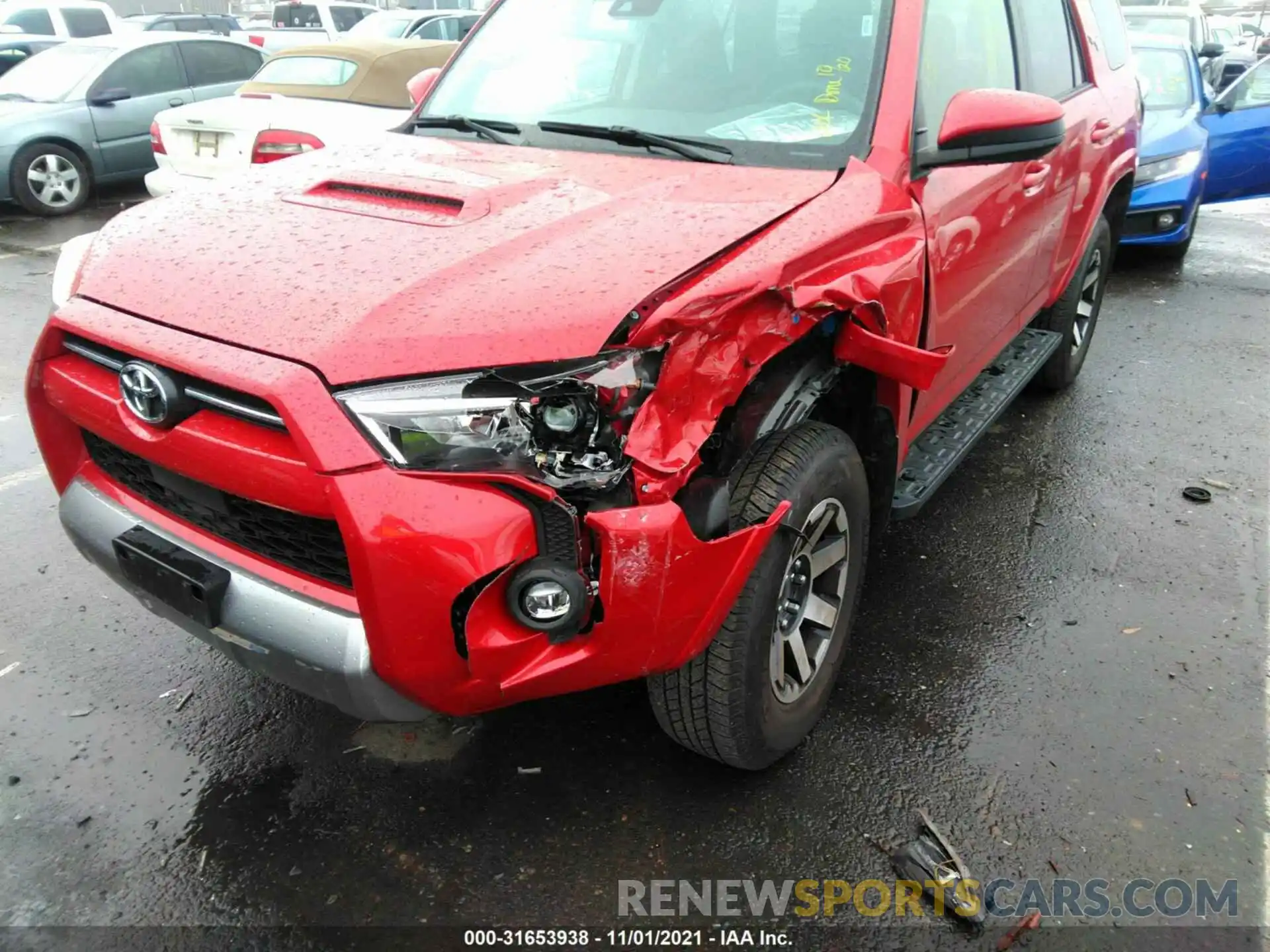 6 Photograph of a damaged car JTEPU5JR4M5905469 TOYOTA 4RUNNER 2021