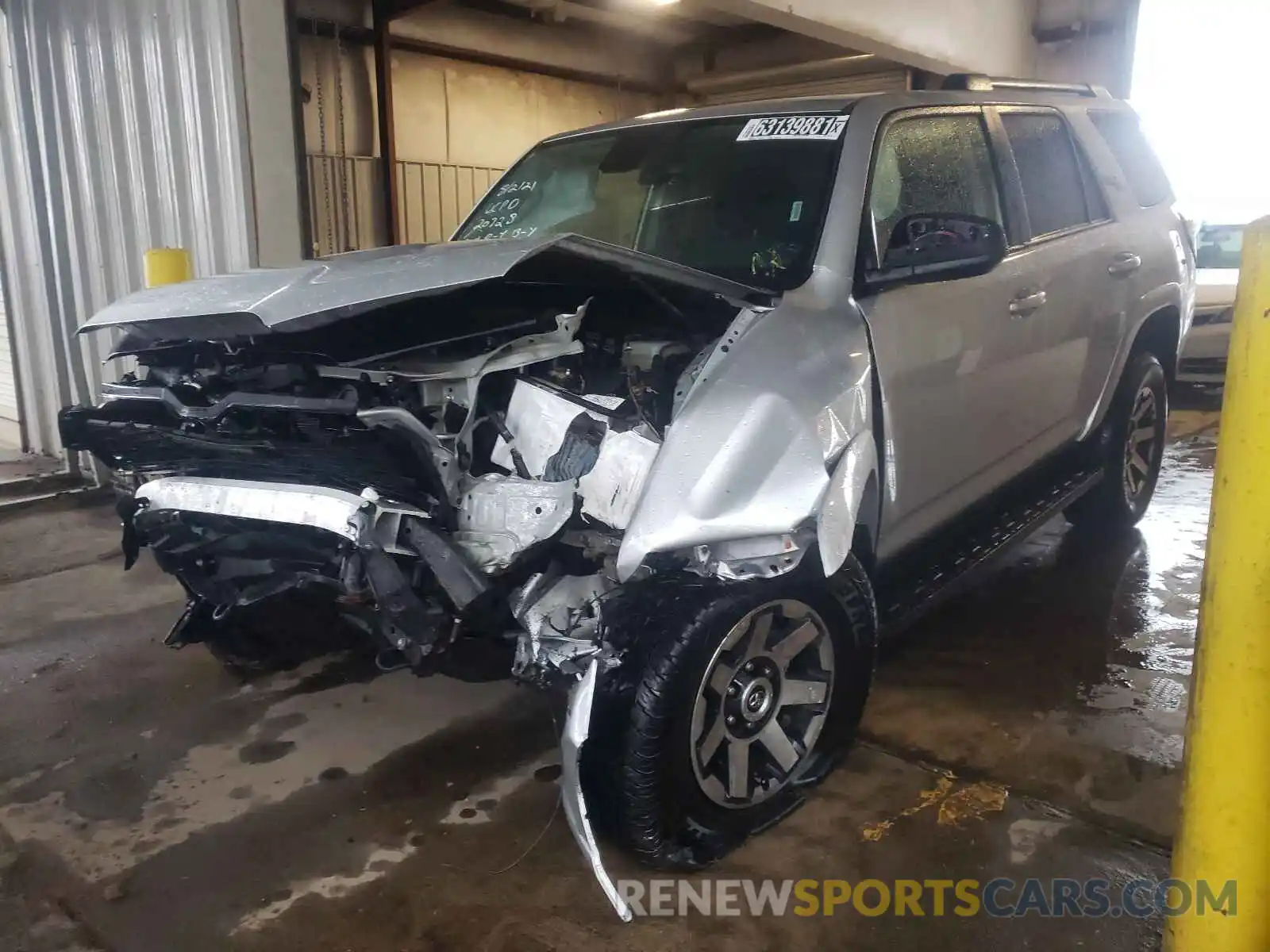 2 Photograph of a damaged car JTEPU5JR4M5935586 TOYOTA 4RUNNER 2021