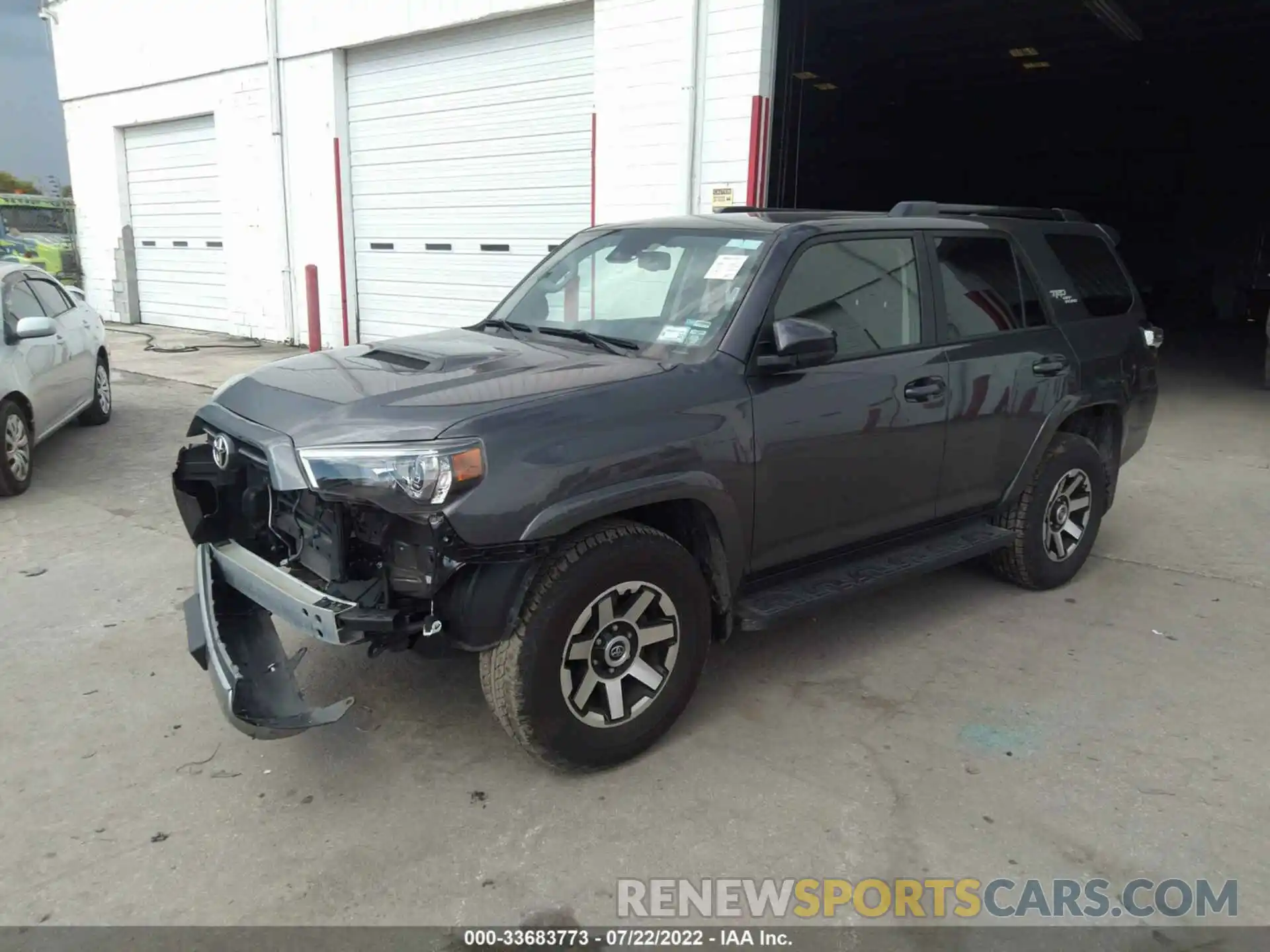 2 Photograph of a damaged car JTEPU5JR5M5923298 TOYOTA 4RUNNER 2021