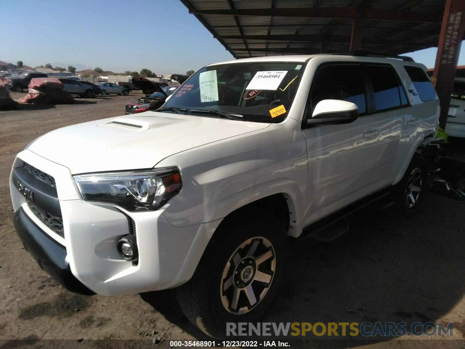 2 Photograph of a damaged car JTEPU5JR6M5865024 TOYOTA 4RUNNER 2021