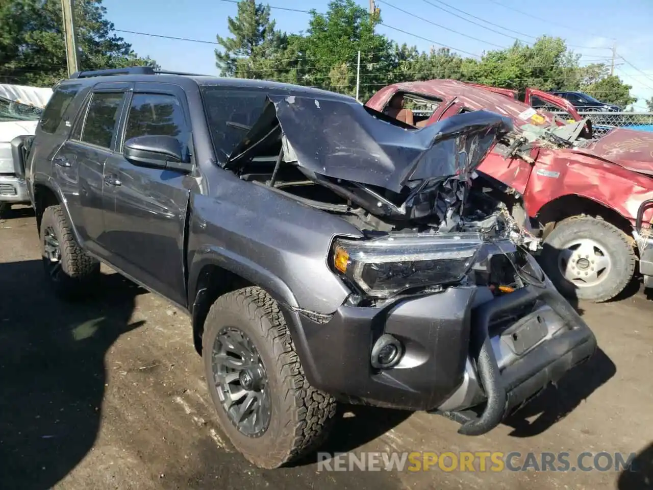 1 Photograph of a damaged car JTEPU5JR6M5956844 TOYOTA 4RUNNER 2021