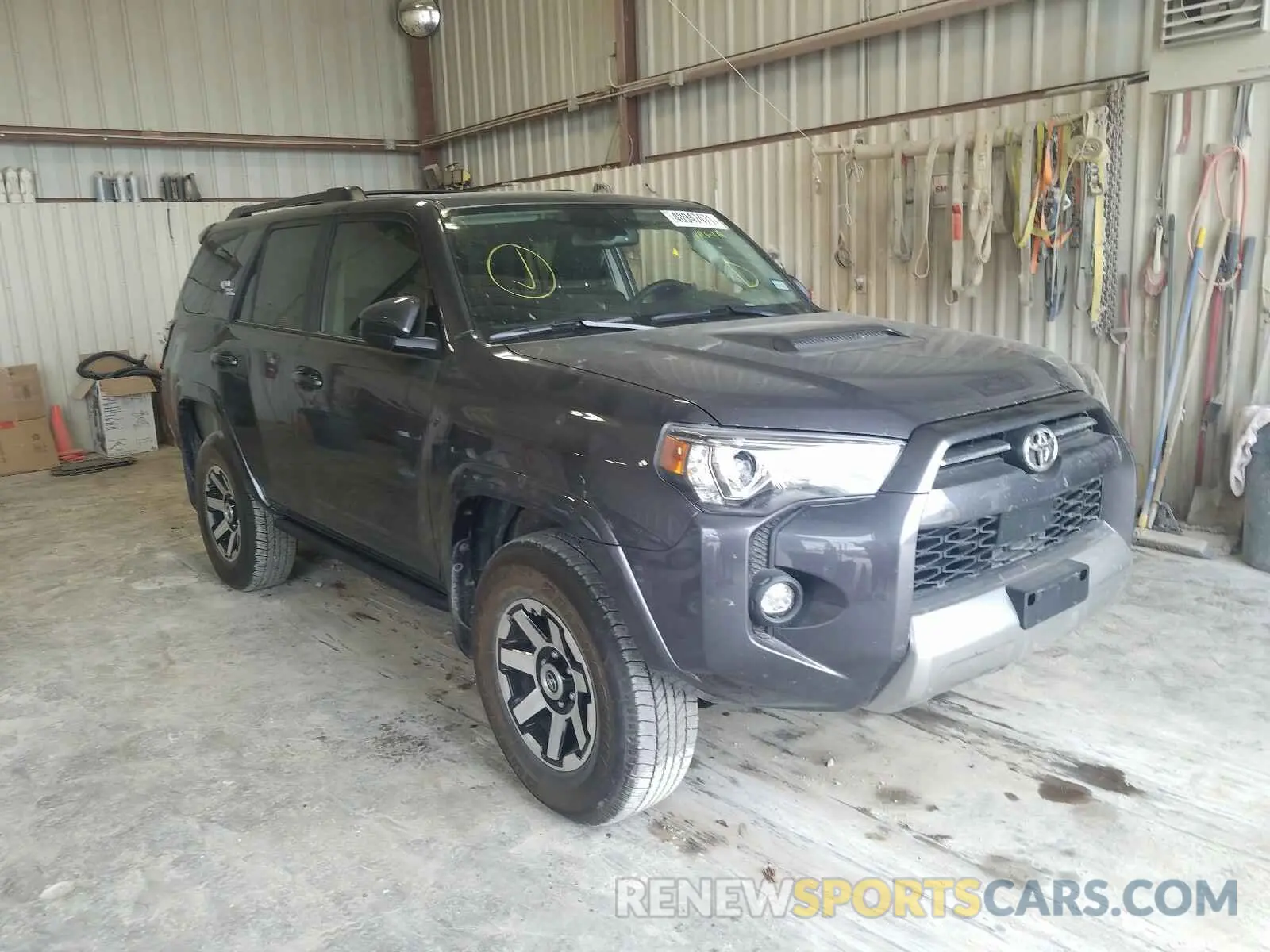 1 Photograph of a damaged car JTEPU5JR7M5891549 TOYOTA 4RUNNER 2021