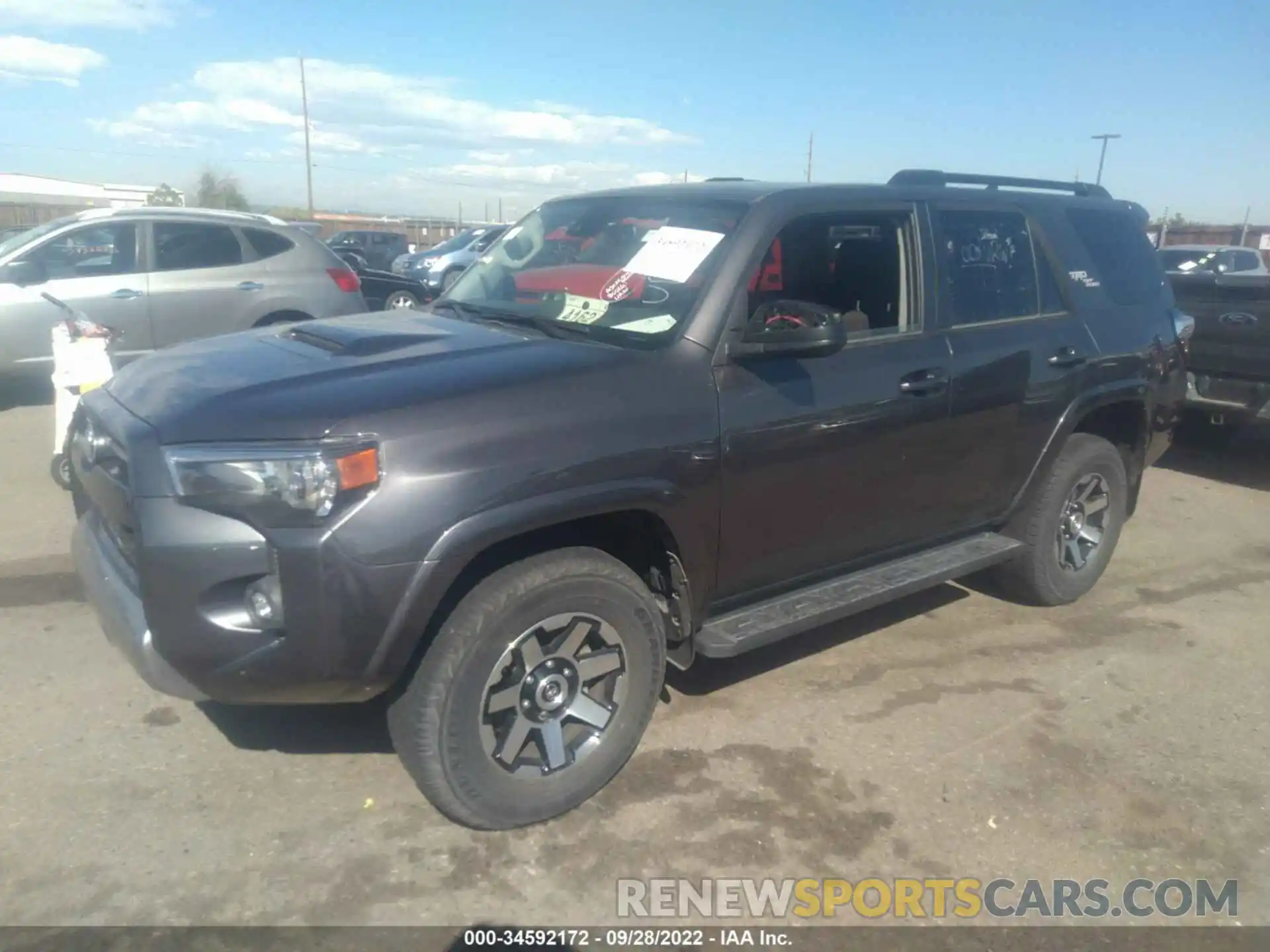 2 Photograph of a damaged car JTEPU5JR7M5930110 TOYOTA 4RUNNER 2021