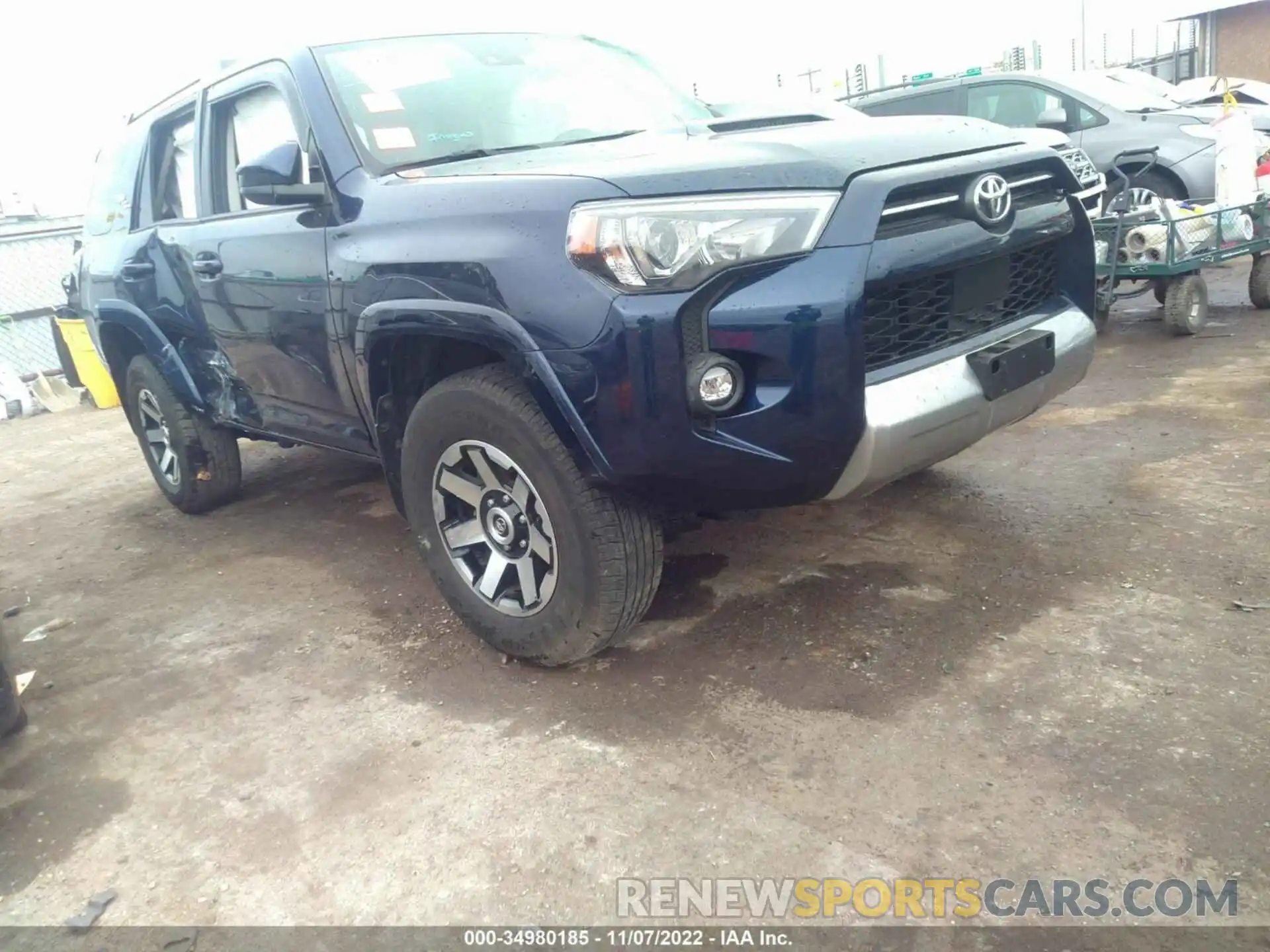 1 Photograph of a damaged car JTEPU5JR8M5897778 TOYOTA 4RUNNER 2021