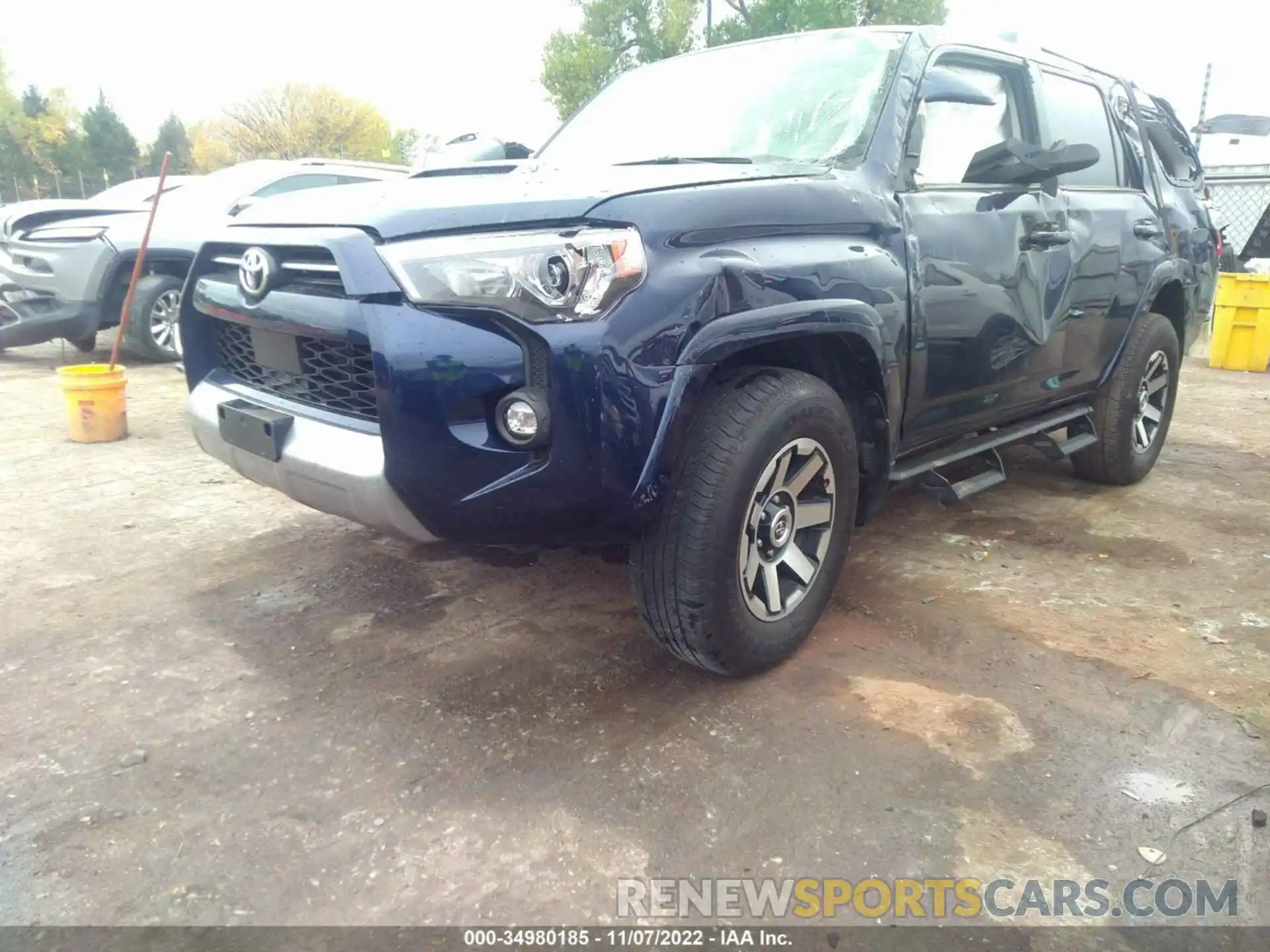 2 Photograph of a damaged car JTEPU5JR8M5897778 TOYOTA 4RUNNER 2021