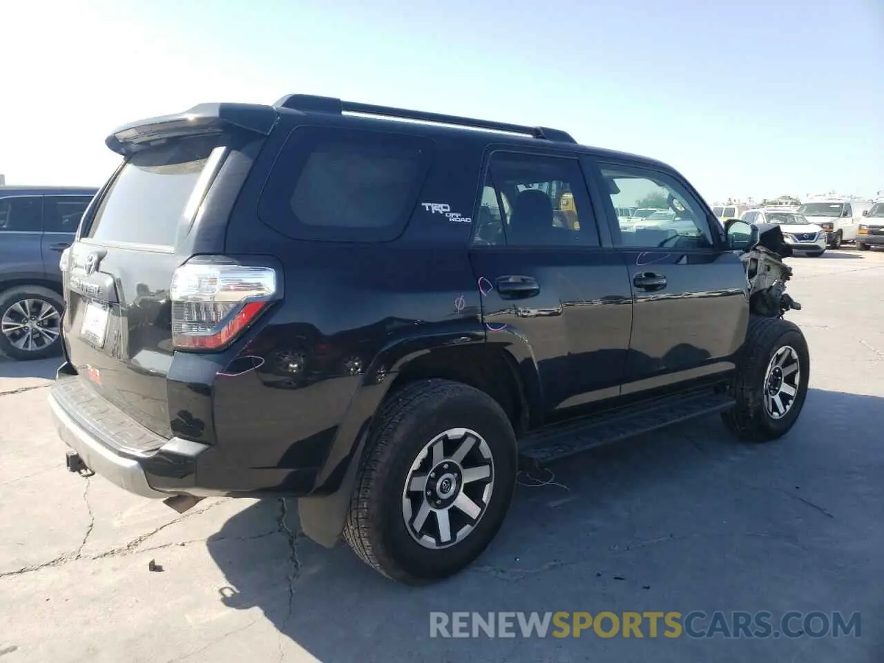 3 Photograph of a damaged car JTEPU5JR8M5905765 TOYOTA 4RUNNER 2021