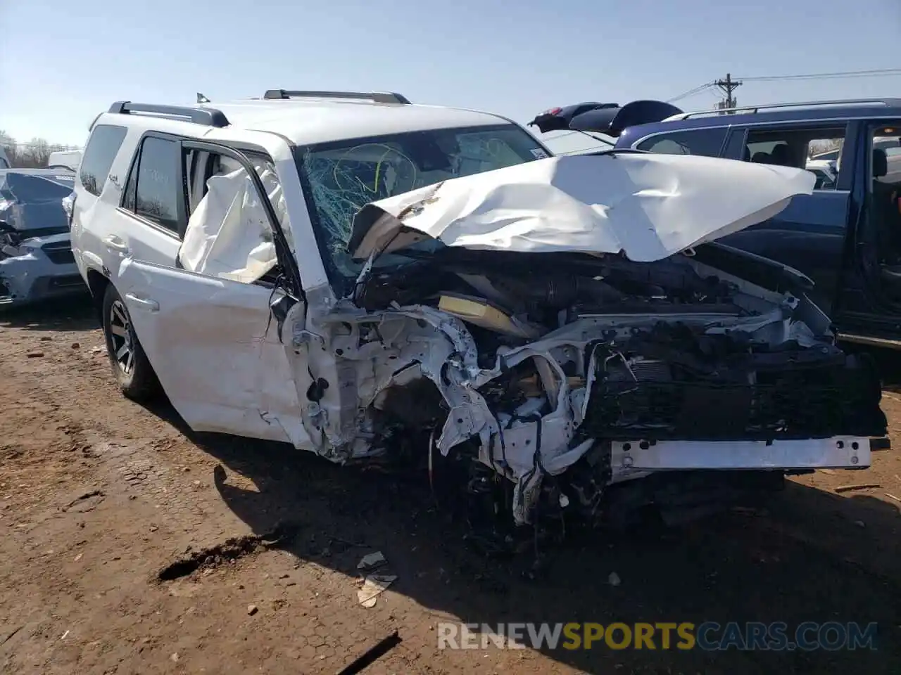 1 Photograph of a damaged car JTEPU5JR8M5933274 TOYOTA 4RUNNER 2021