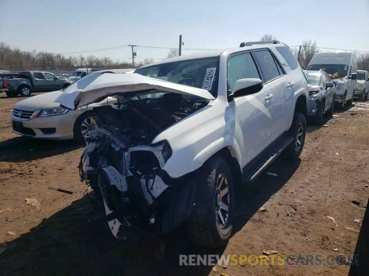 2 Photograph of a damaged car JTEPU5JR8M5933274 TOYOTA 4RUNNER 2021