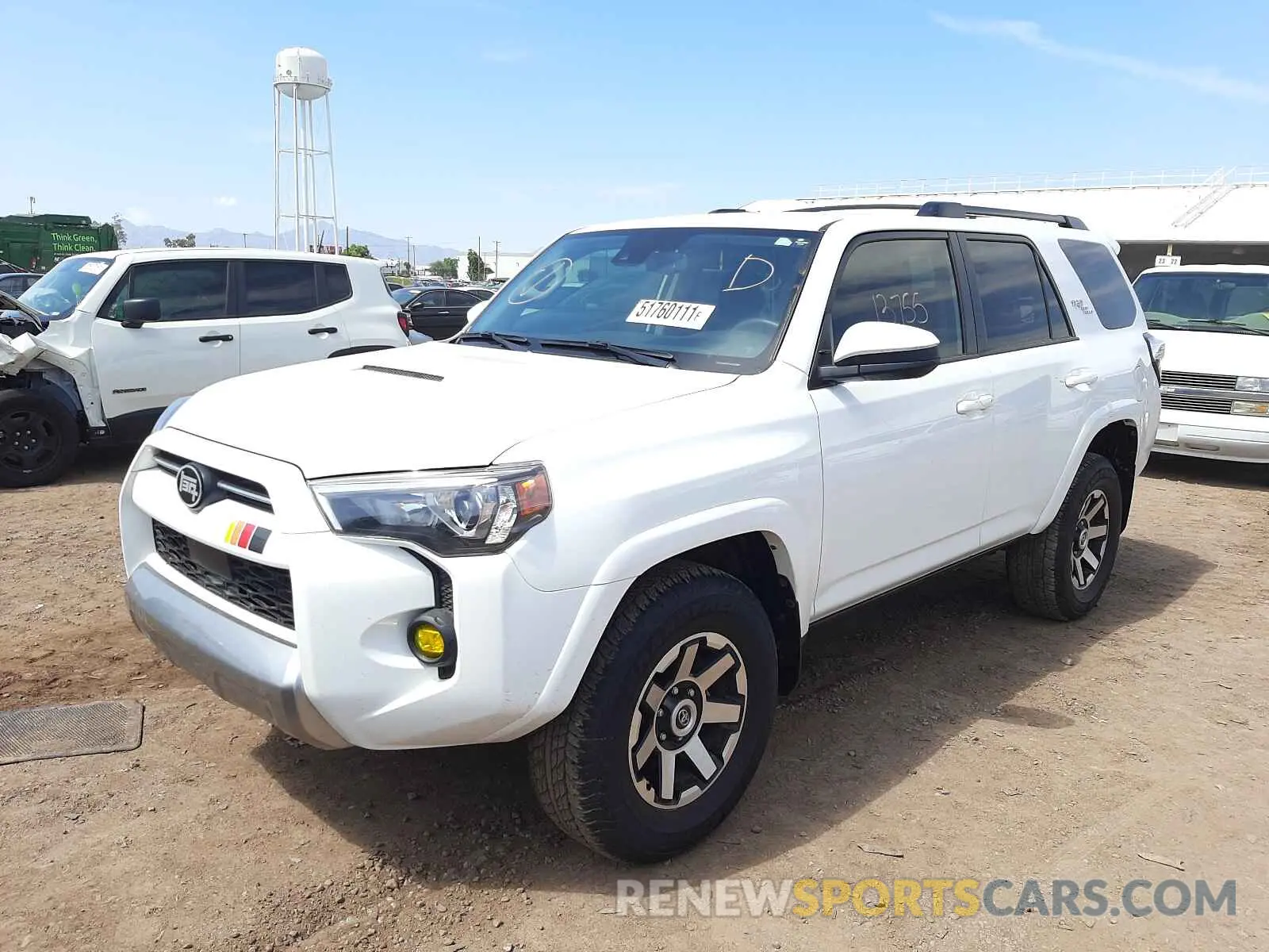 2 Photograph of a damaged car JTEPU5JR9M5856320 TOYOTA 4RUNNER 2021