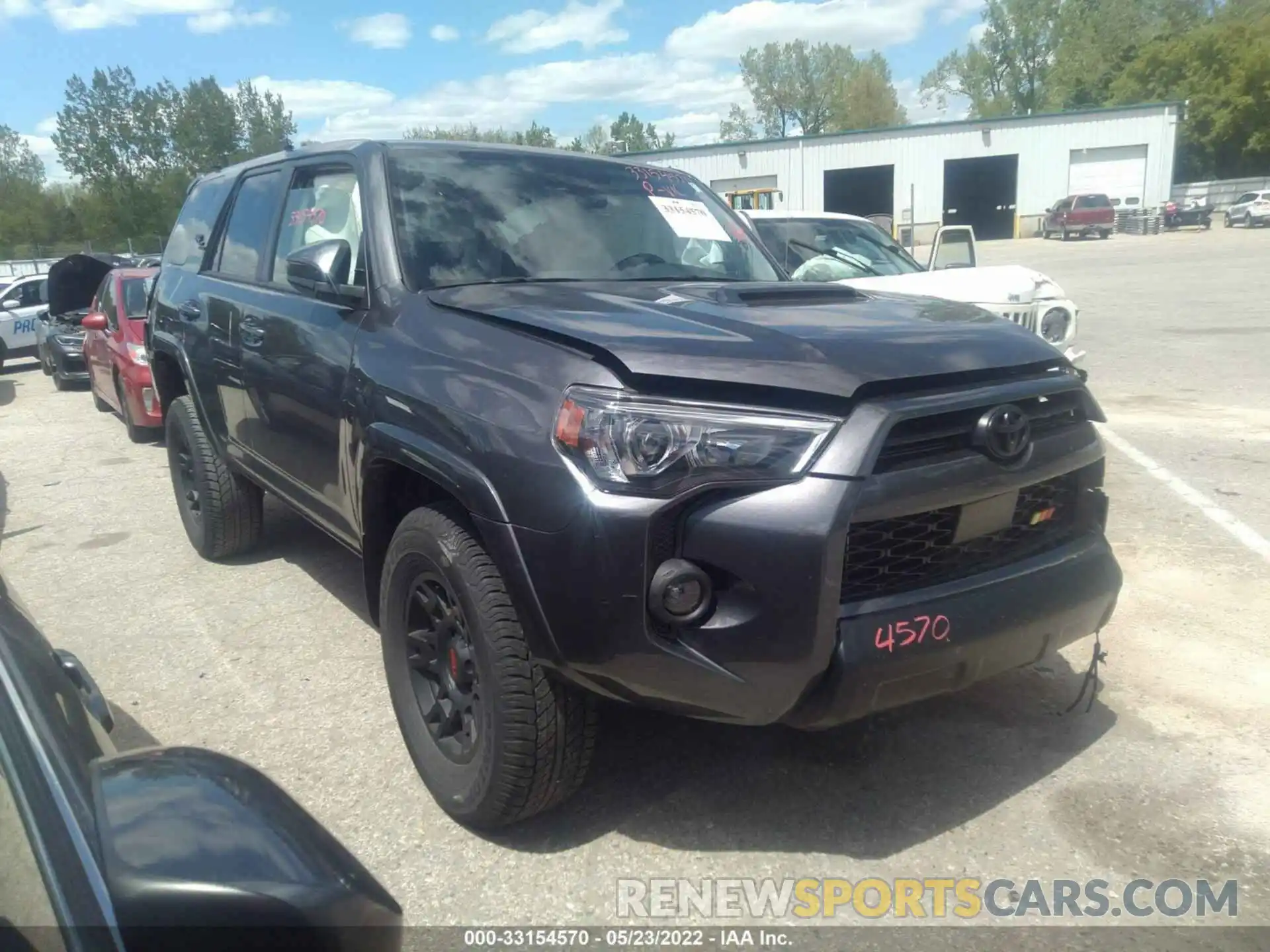 1 Photograph of a damaged car JTEPU5JR9M5911509 TOYOTA 4RUNNER 2021