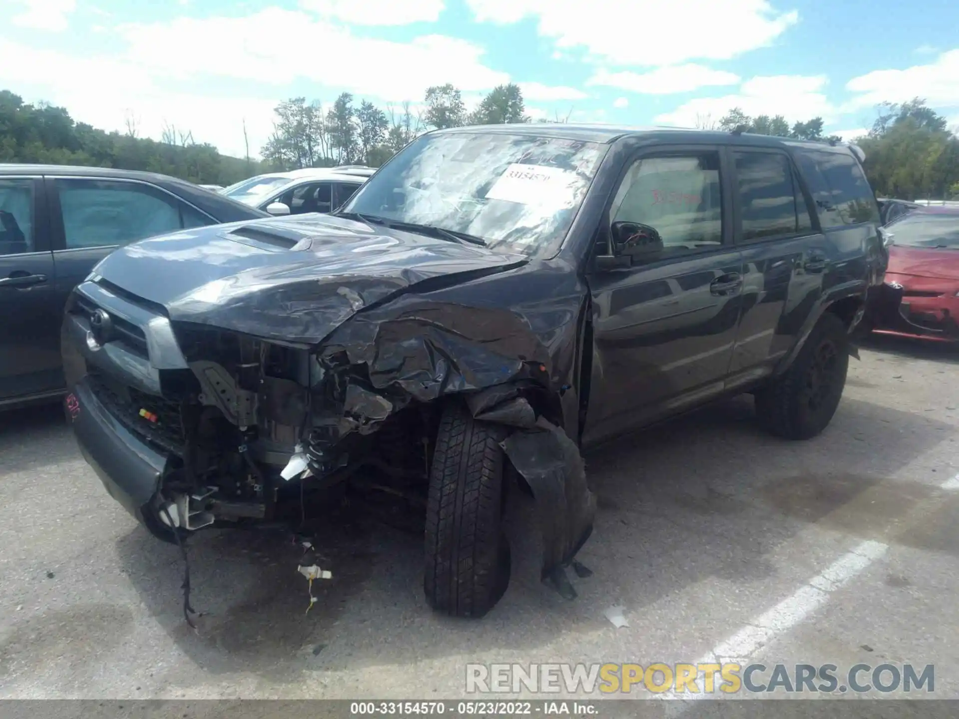 2 Photograph of a damaged car JTEPU5JR9M5911509 TOYOTA 4RUNNER 2021