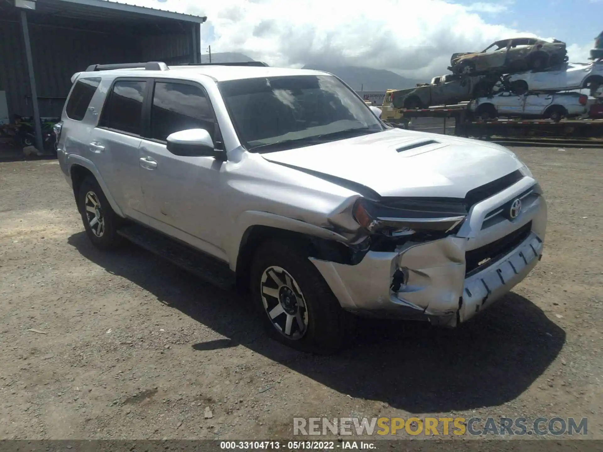 1 Photograph of a damaged car JTEPU5JR9M5951959 TOYOTA 4RUNNER 2021