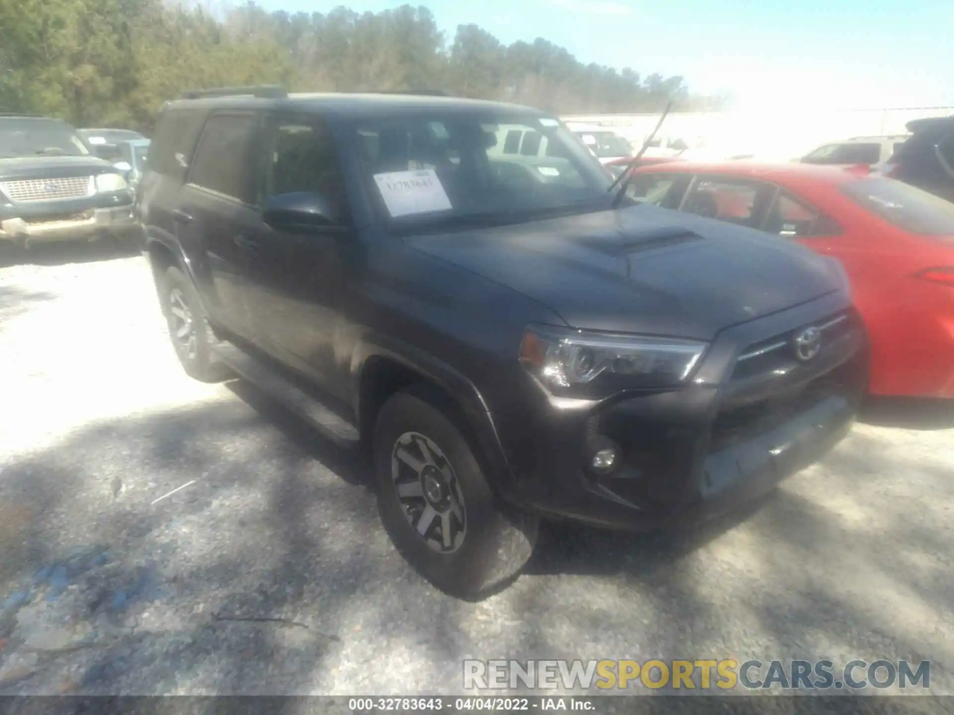 1 Photograph of a damaged car JTEPU5JRXM5932689 TOYOTA 4RUNNER 2021