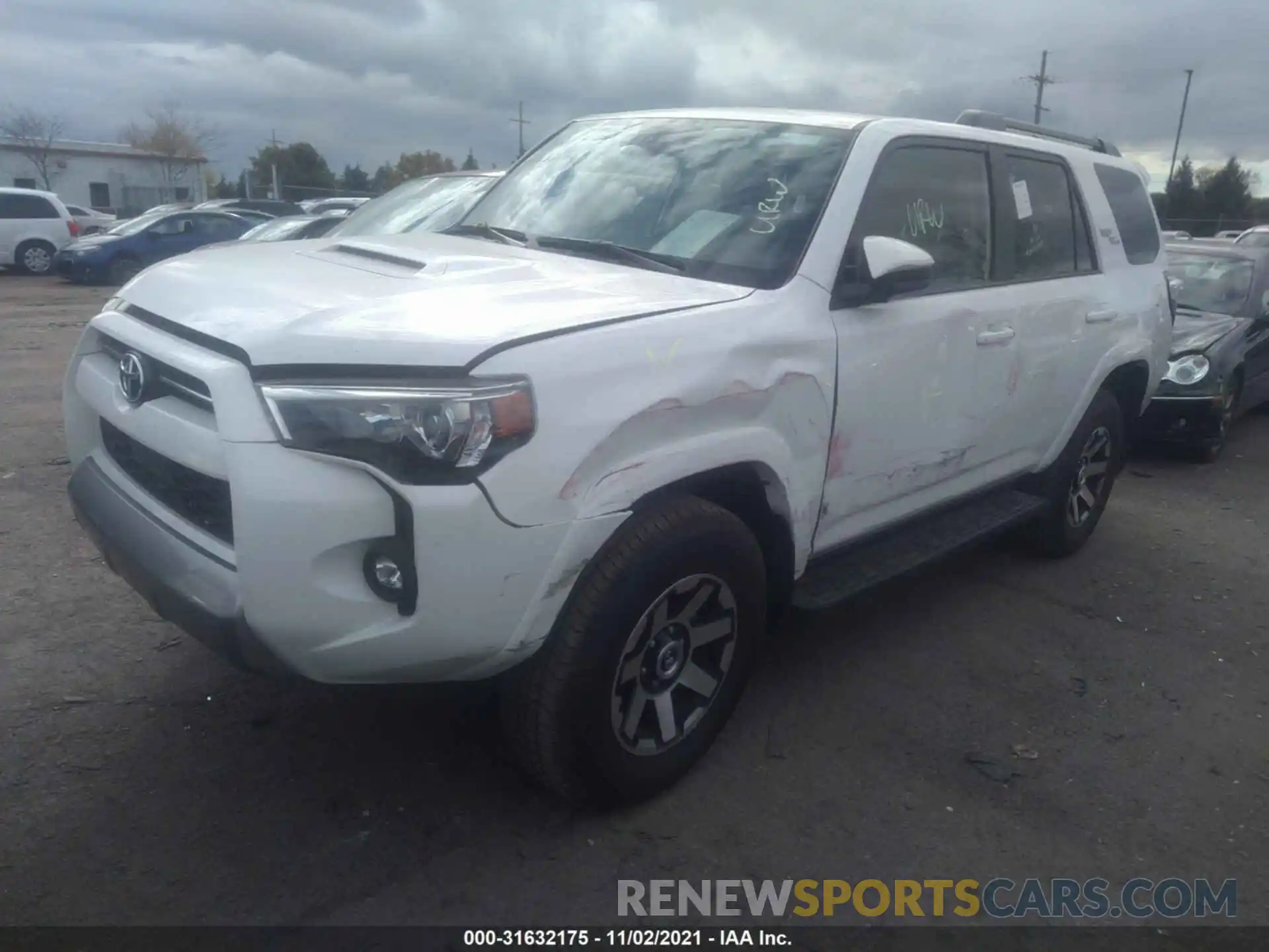 2 Photograph of a damaged car JTEPU5JRXM5934250 TOYOTA 4RUNNER 2021