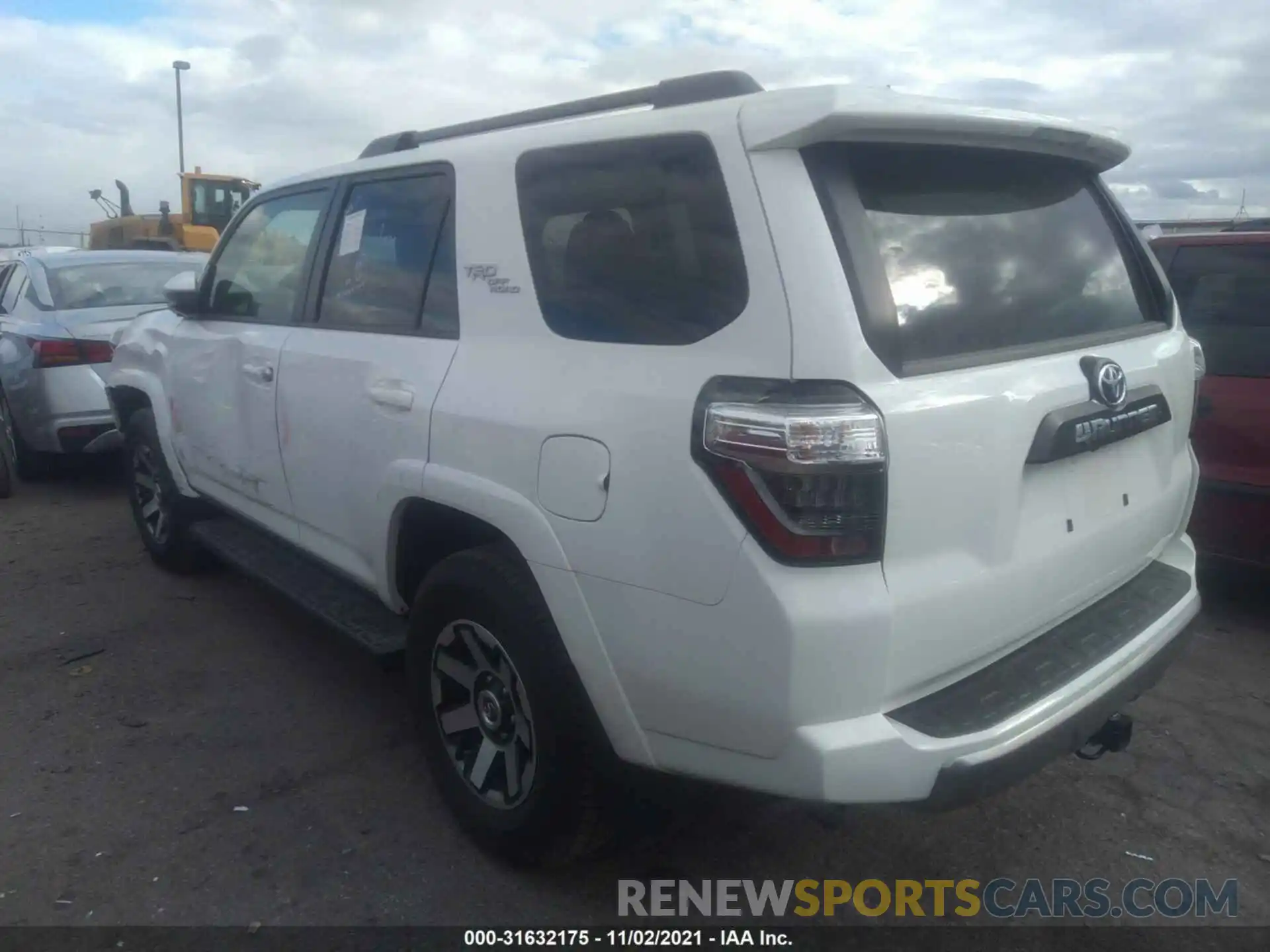 3 Photograph of a damaged car JTEPU5JRXM5934250 TOYOTA 4RUNNER 2021